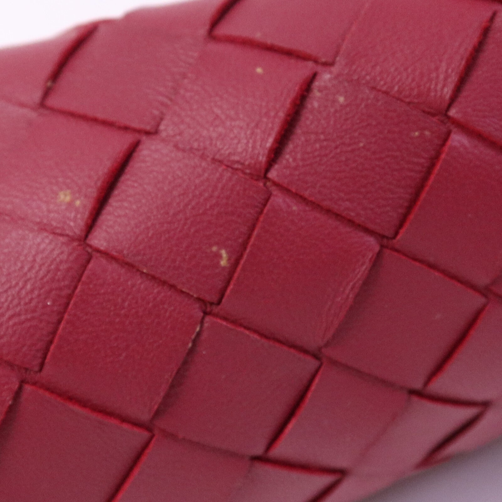 BOTTEGA VENETA 皮革Saddle Pouch金扣手拿包