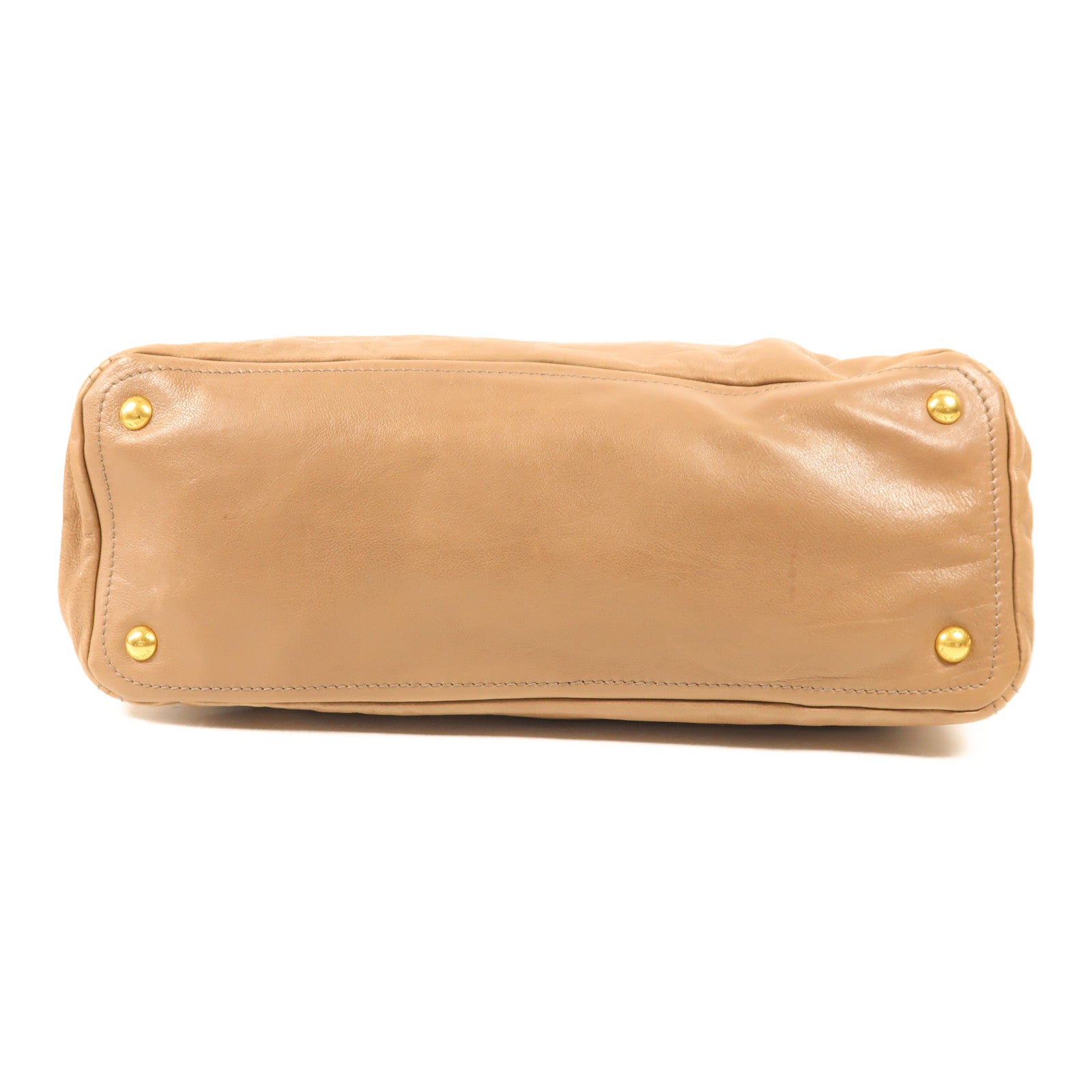 PRADA 牛皮皮革2 Way Shoulder Bag金扣手挽肩背兩用袋