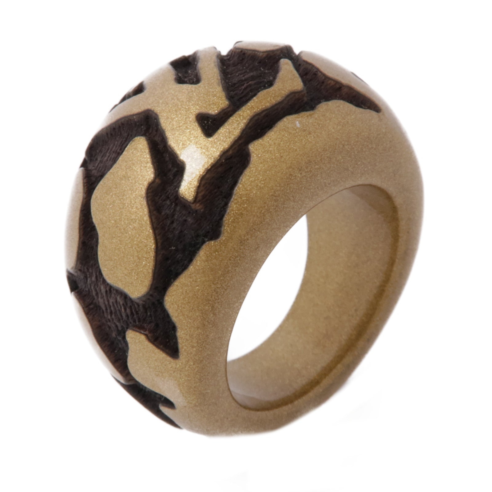 LOUIS VUITTON 木質Wood Ring戒指US#5