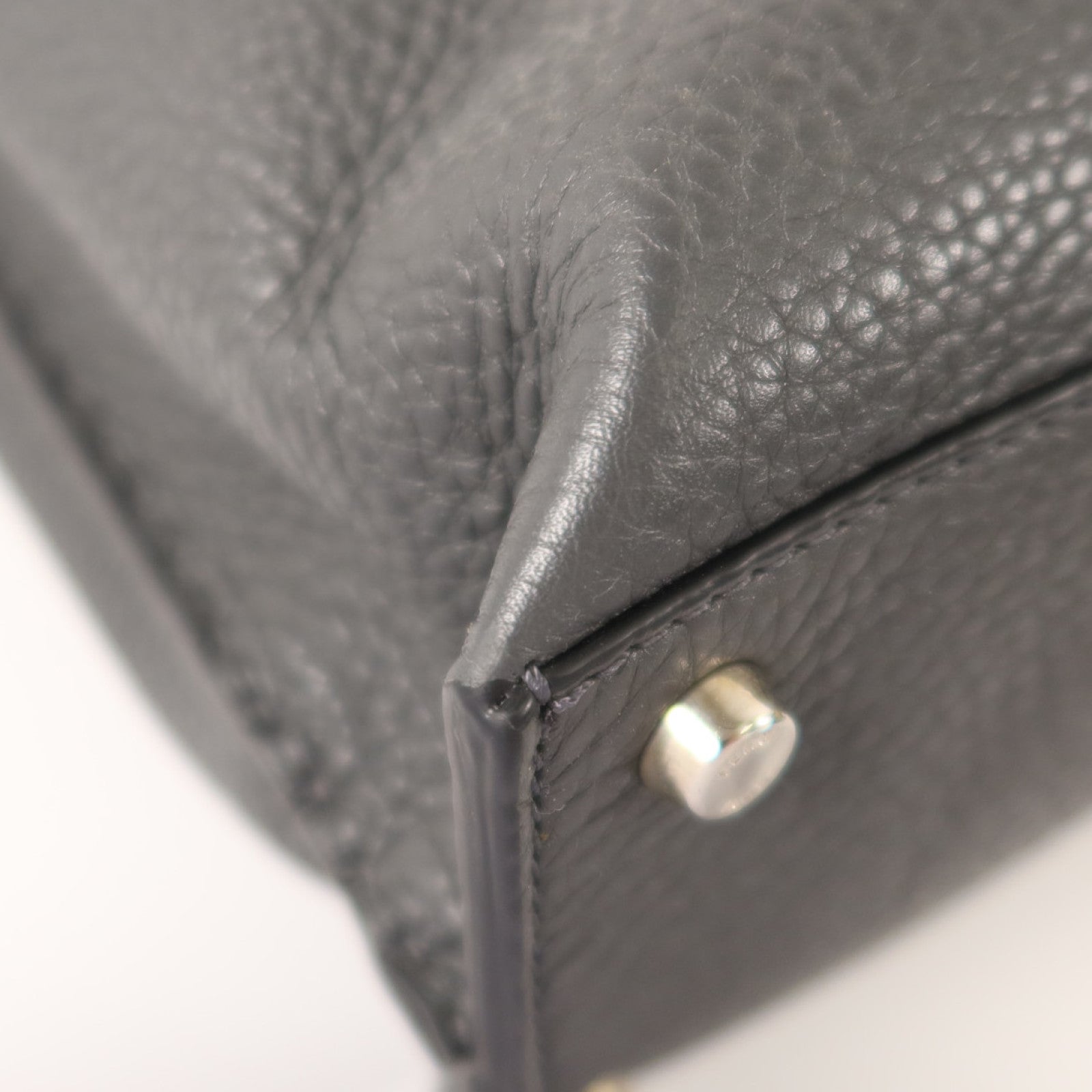 FENDI 牛皮皮革Peekaboo Iseeu銀扣手挽肩背兩用袋