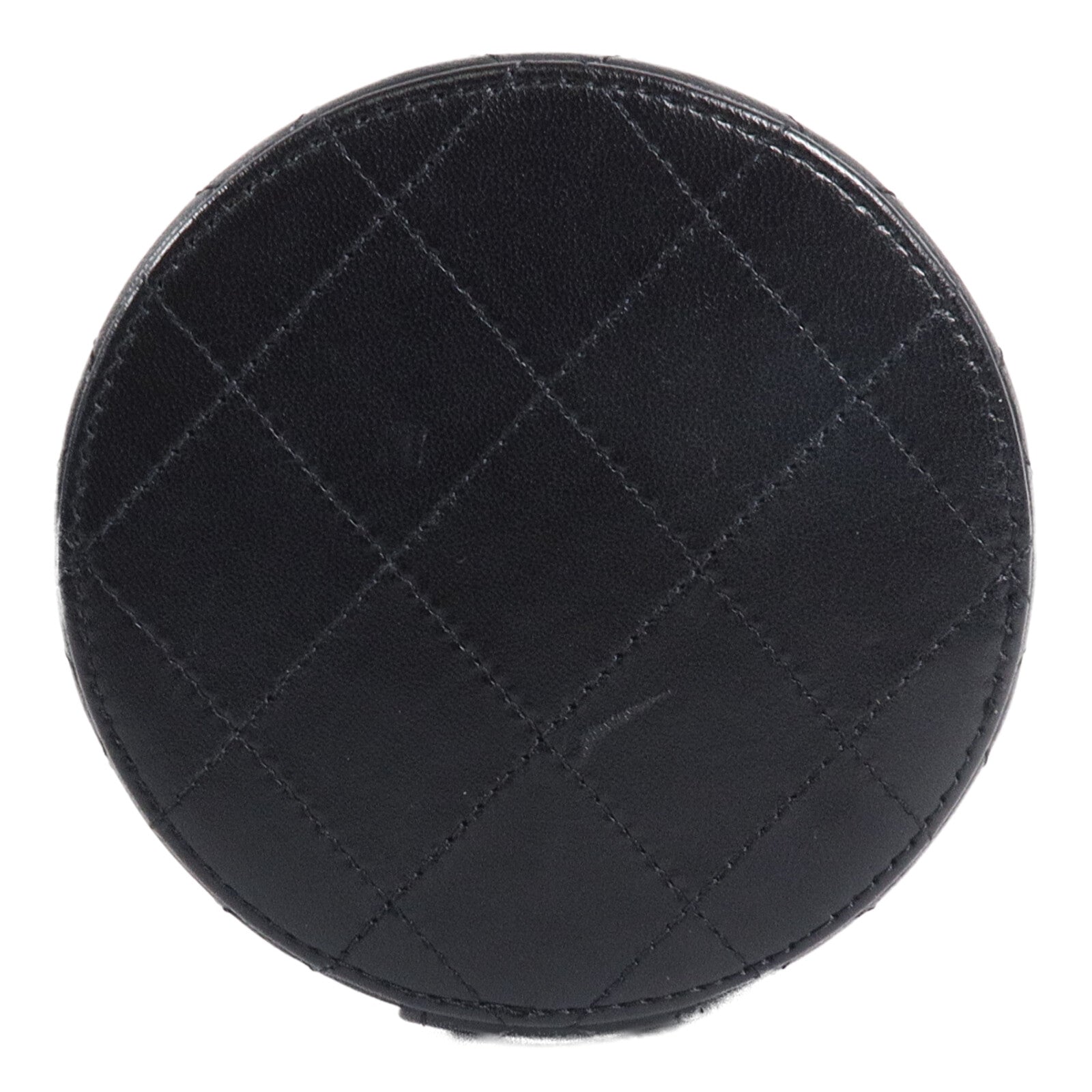 CHANEL 牛皮皮革Mini Vanity Case鏈帶肩背袋