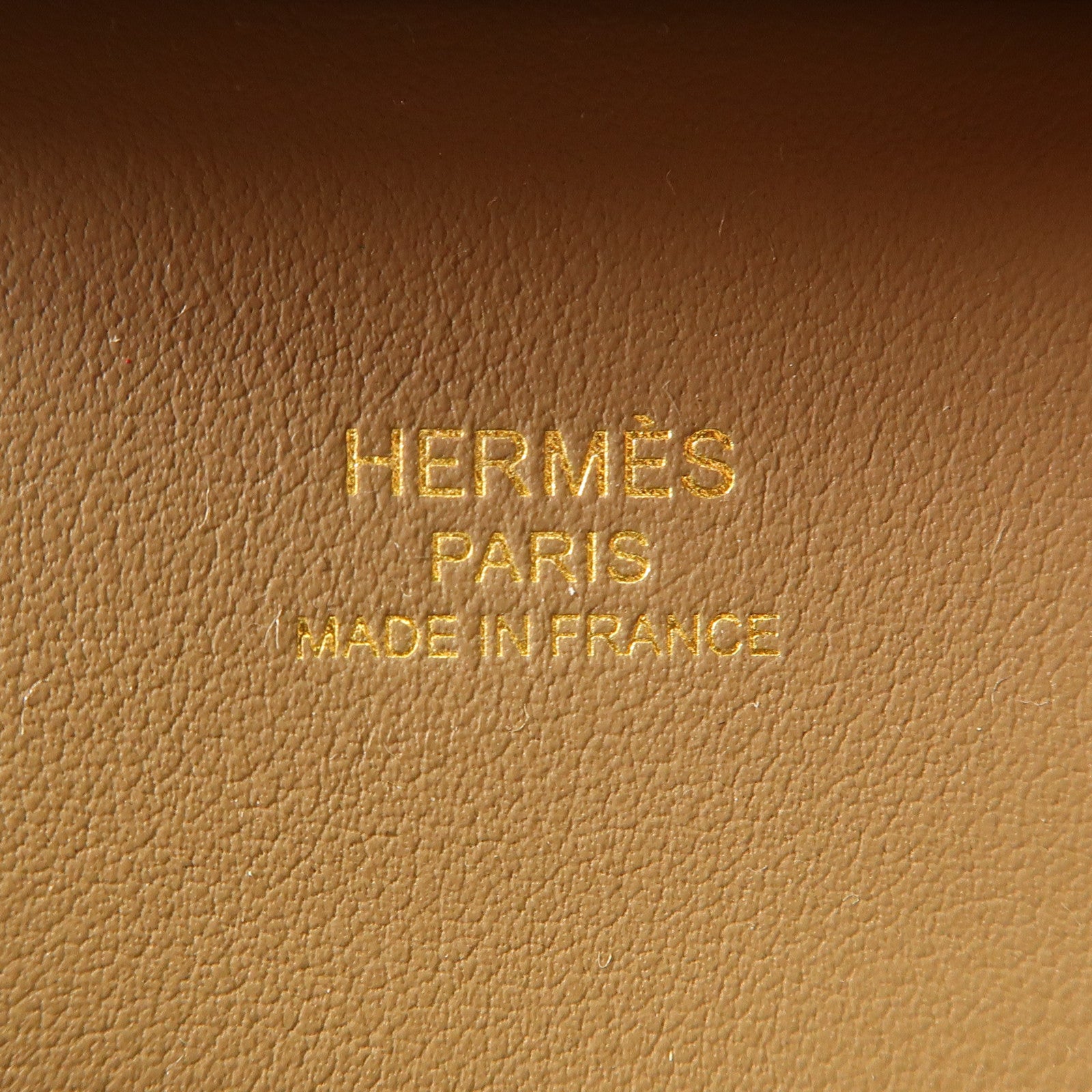 HERMES Evercolor皮革Mini Jypsiere金扣肩背袋Etoupe大象灰