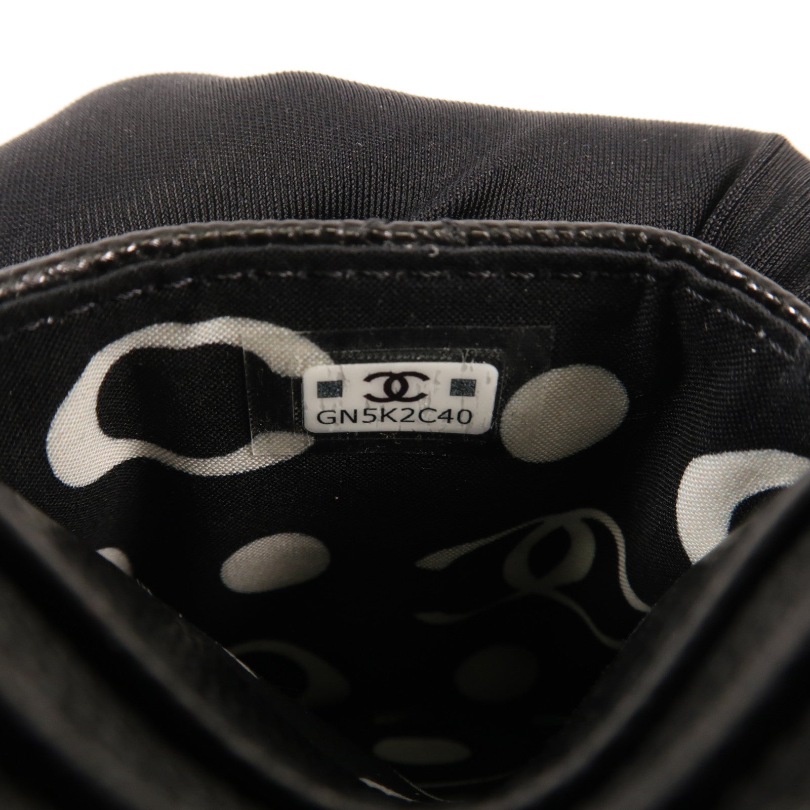 CHANEL 牛皮皮革Card Holder銀扣卡片套