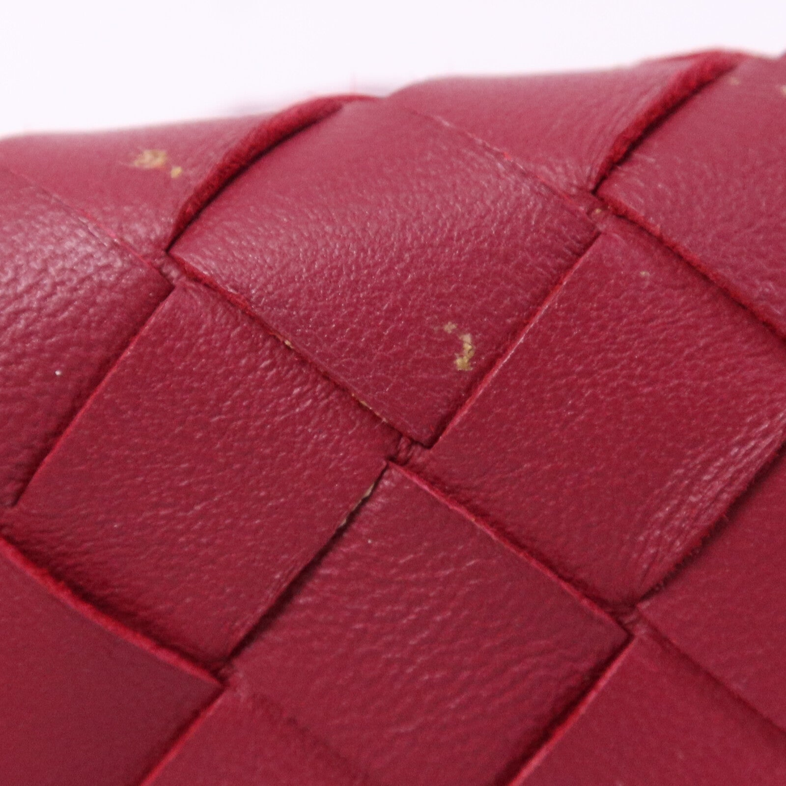 BOTTEGA VENETA 皮革Saddle Pouch金扣手拿包