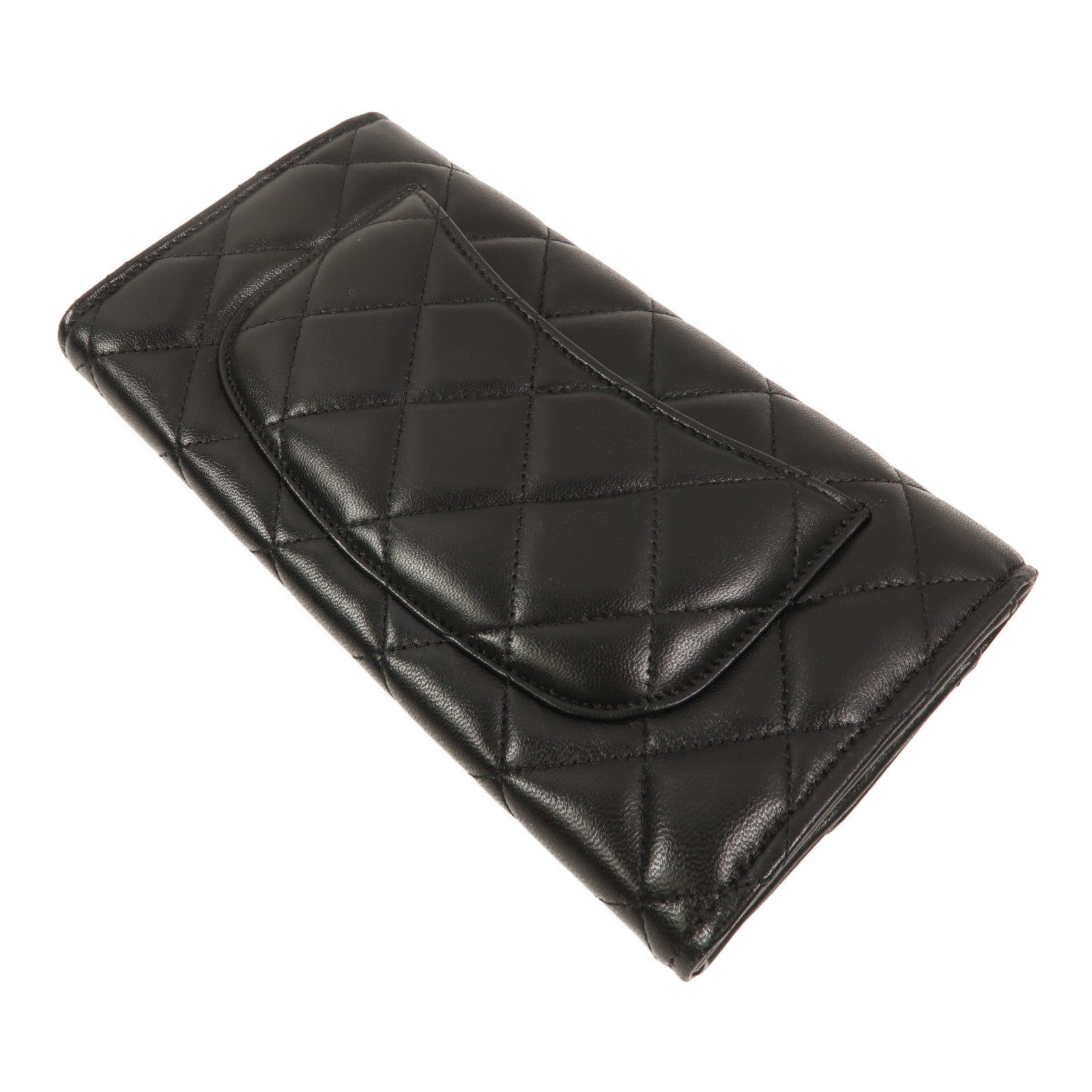 CHANEL 羊皮皮革Classic Flap Long Wallet長錢包