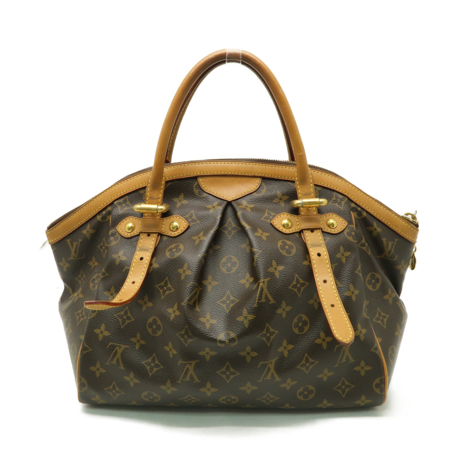 LOUIS VUITTON 【激減優惠】Monogram Tivoli GM金扣手挽袋啡色