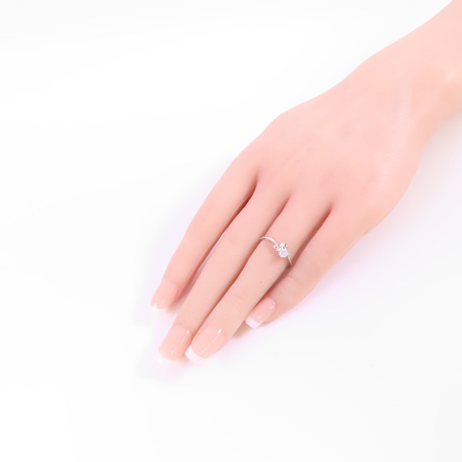 JEWELRY 【激減優惠】18K白金/鑽石Diamond Ring戒指US#5.5