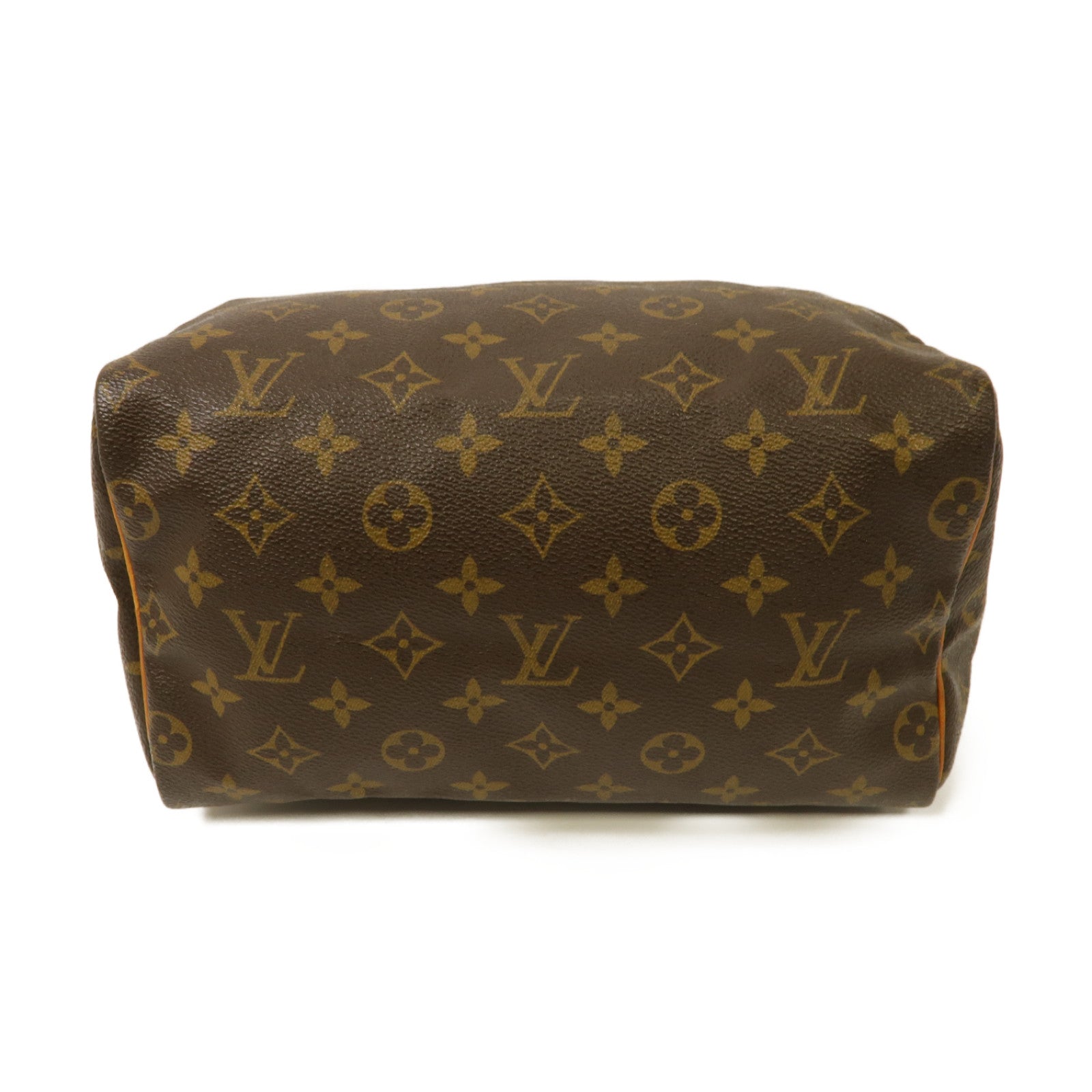 LOUIS VUITTON Monogram Speedy 25 Hand Bag金扣手挽袋啡色