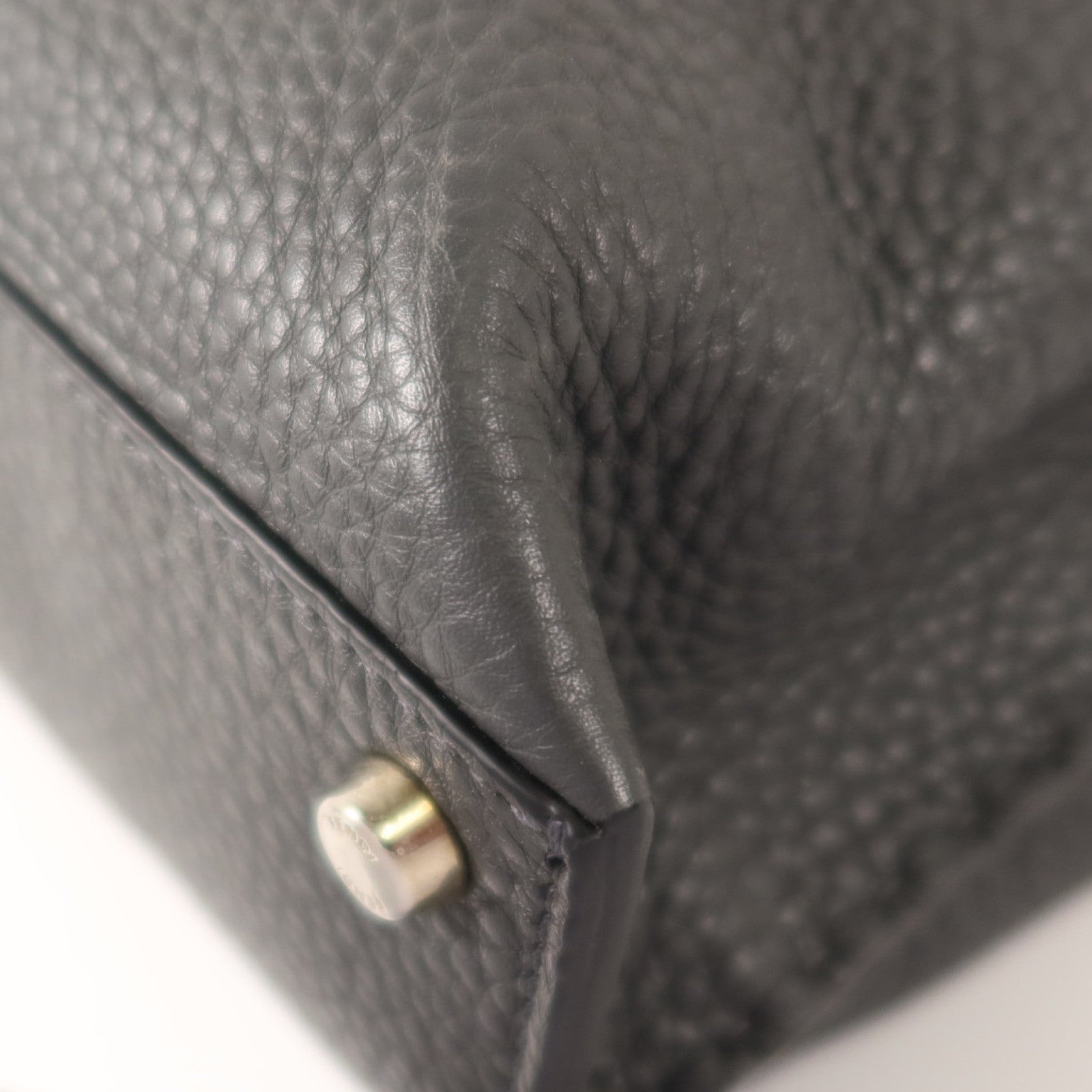 FENDI 牛皮皮革Peekaboo Iseeu銀扣手挽肩背兩用袋