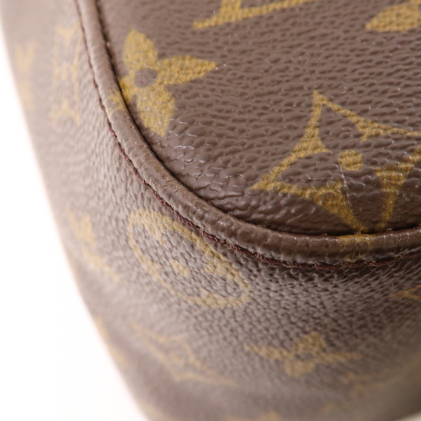 LOUIS VUITTON LV GHW Looping GM Shoulder Bag M51145 Monogram Brown