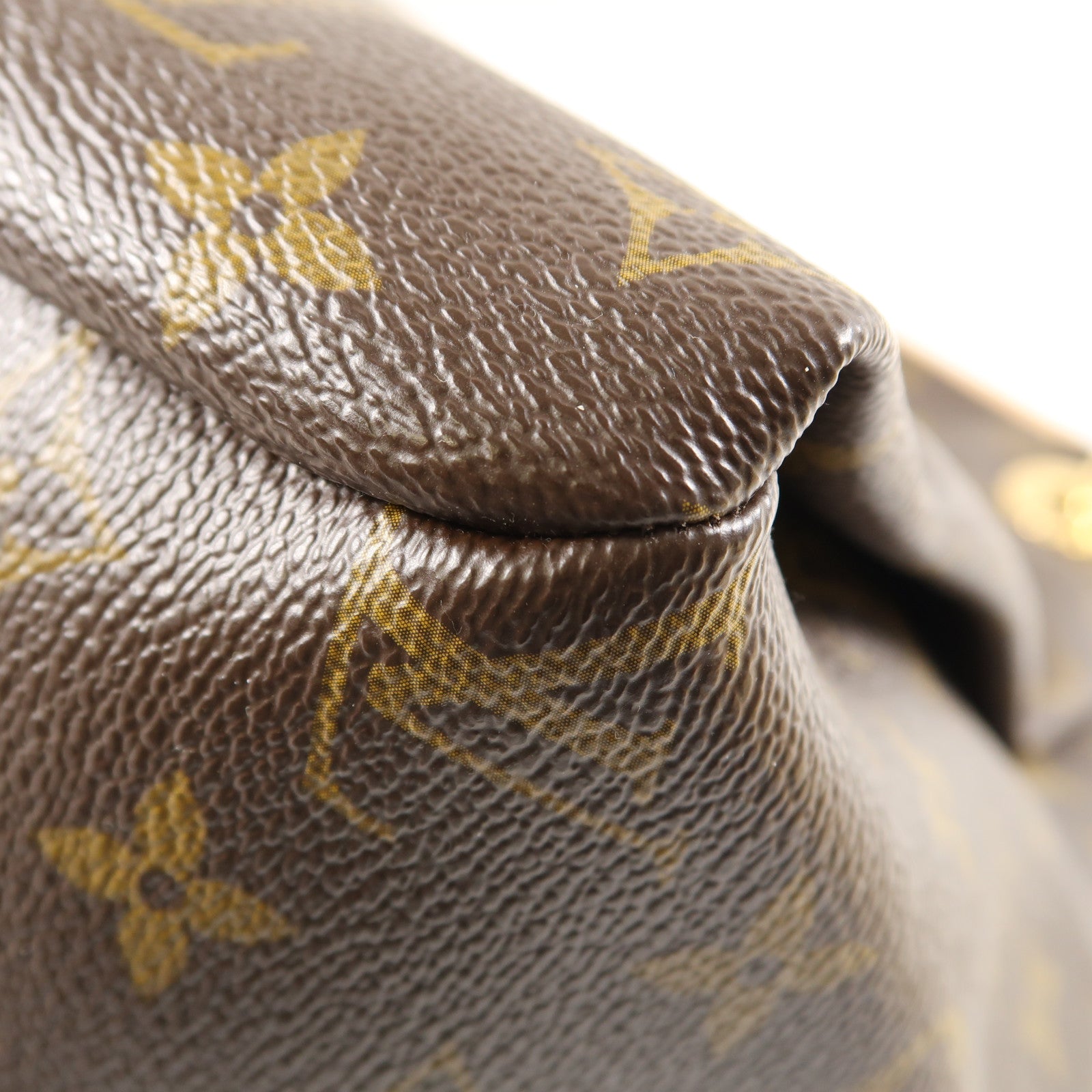 LOUIS VUITTON Monogram Artsy MM金扣肩背袋棕色
