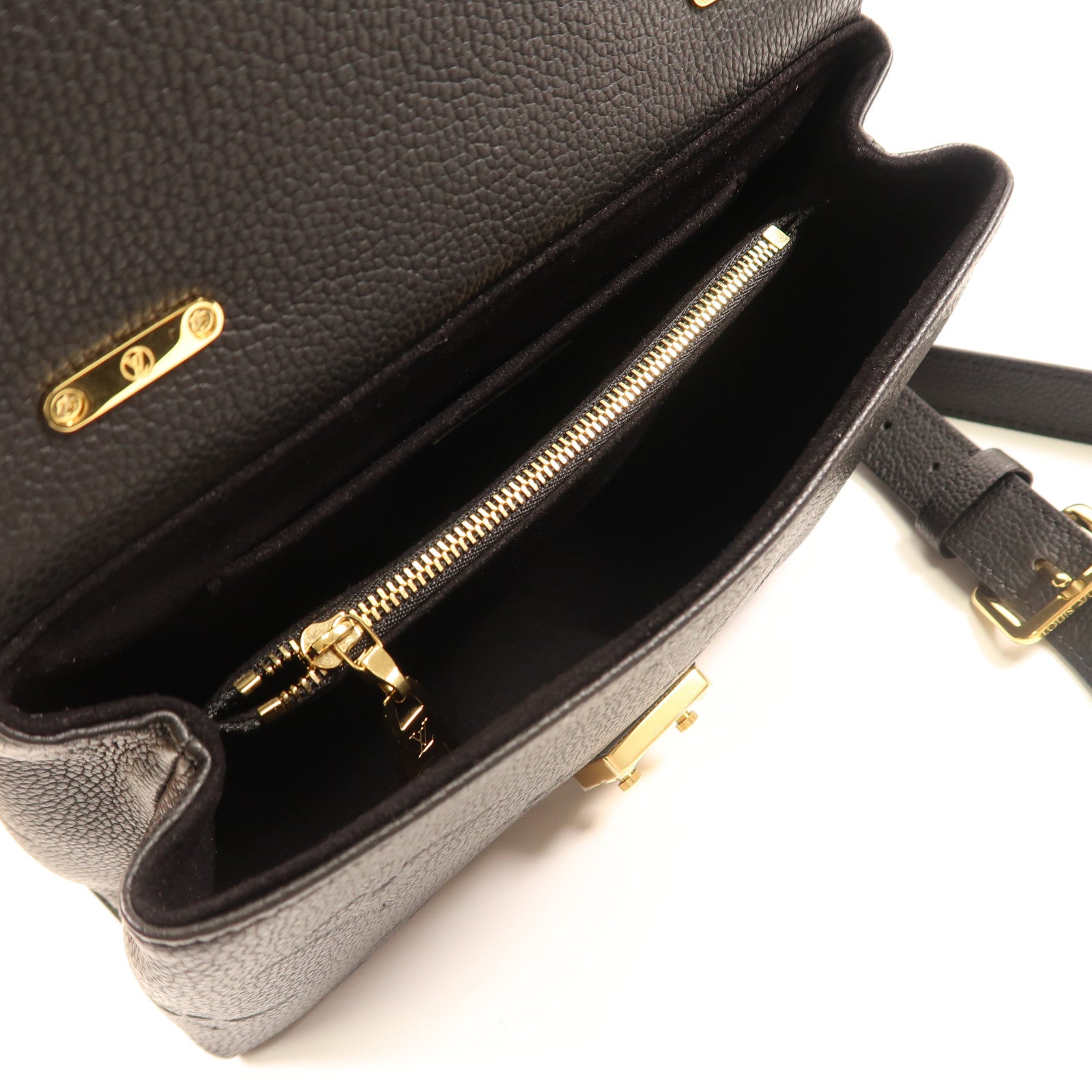 LOUIS VUITTON Monogram Empreinte Madeleine BB金扣手挽肩背兩用袋