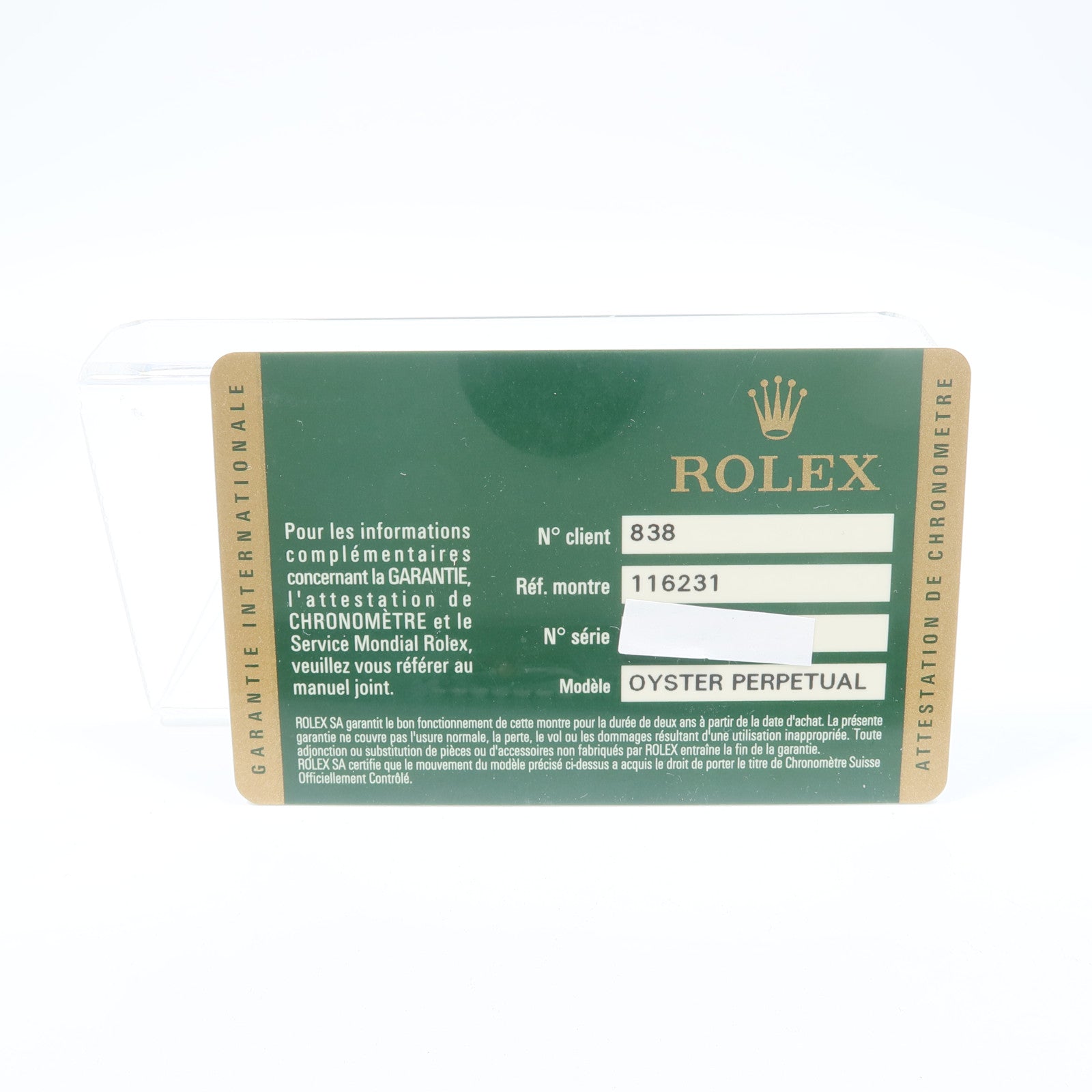 ROLEX Datejust 116231G