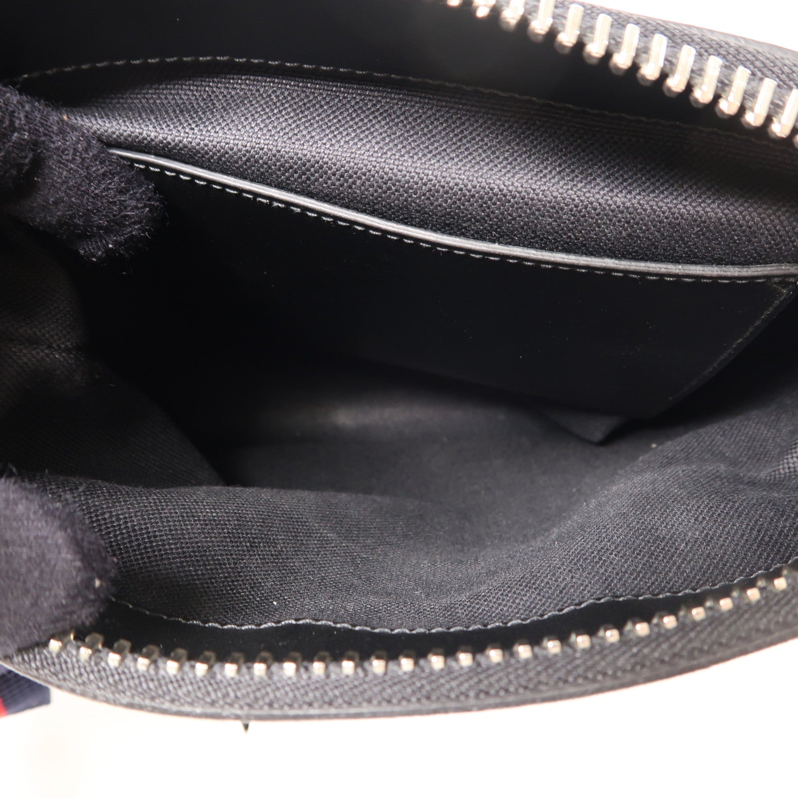 GUCCI 塗層帆布Shoulder Bag銀扣肩背袋