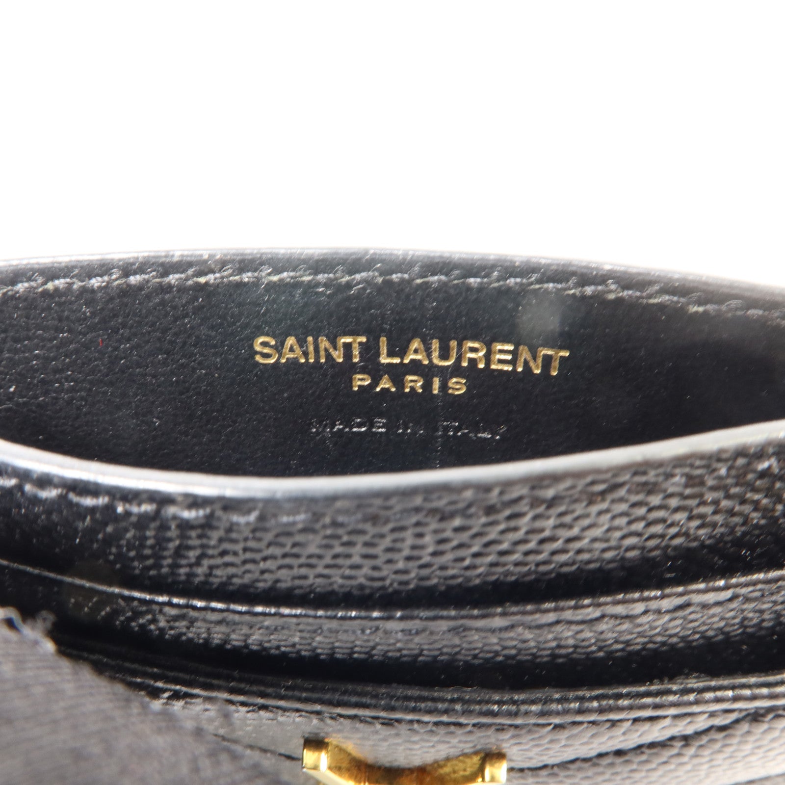 YVES SAINT LAURENT 牛皮皮革Card Case卡片套