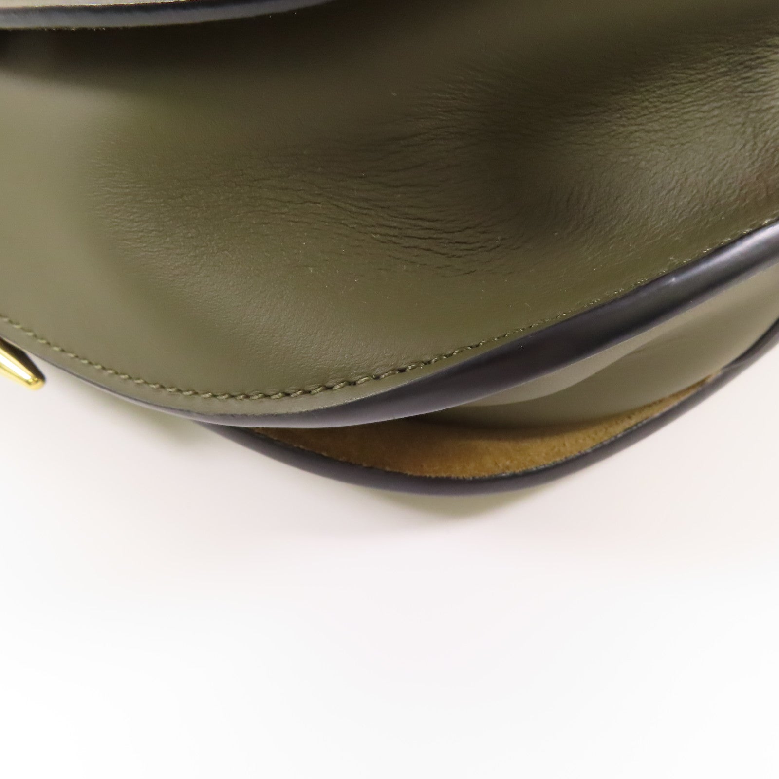 LOEWE 牛皮皮革Small Gate Dual bag金扣肩背袋