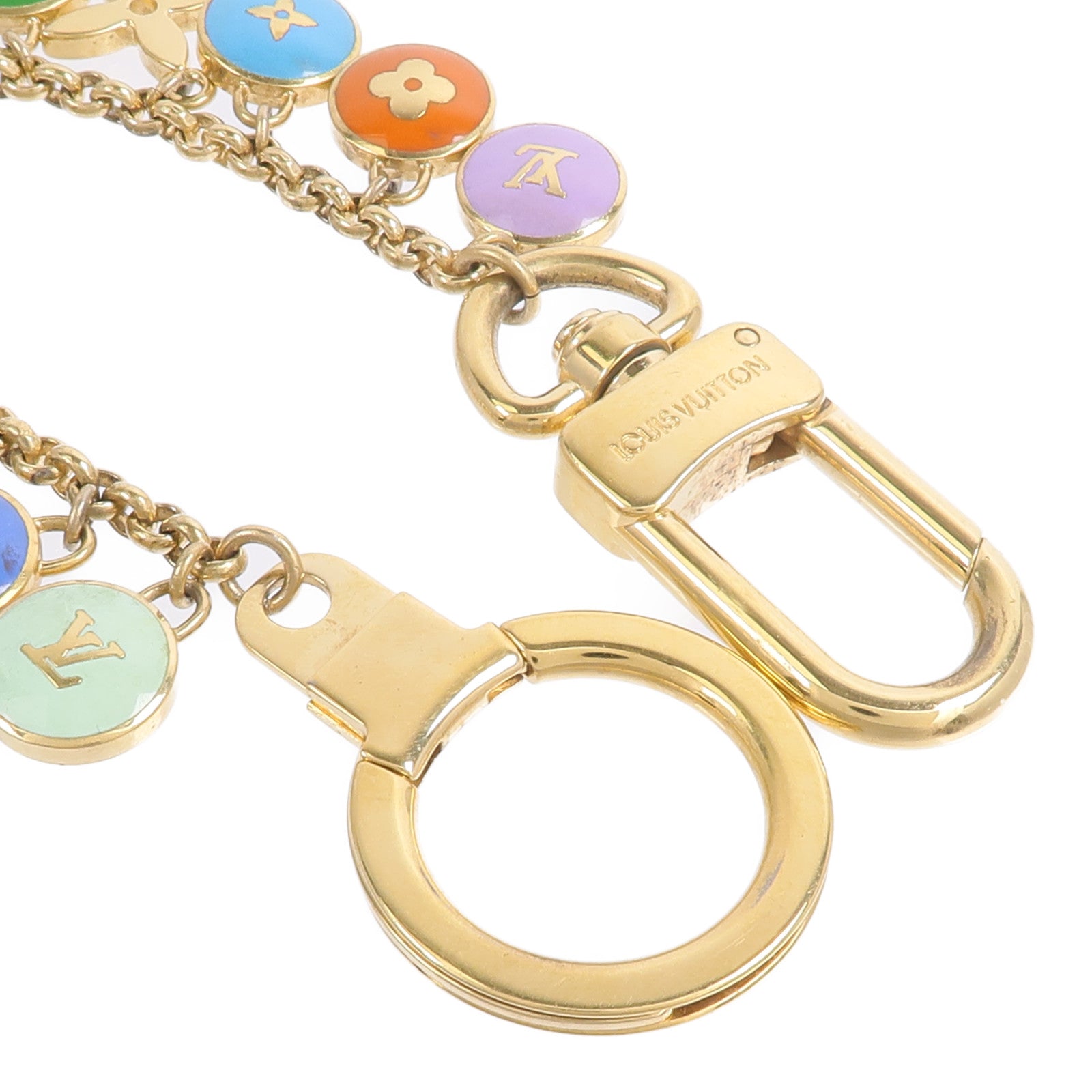 LOUIS VUITTON 金屬Porte Cles Chaine Pastilles掛飾