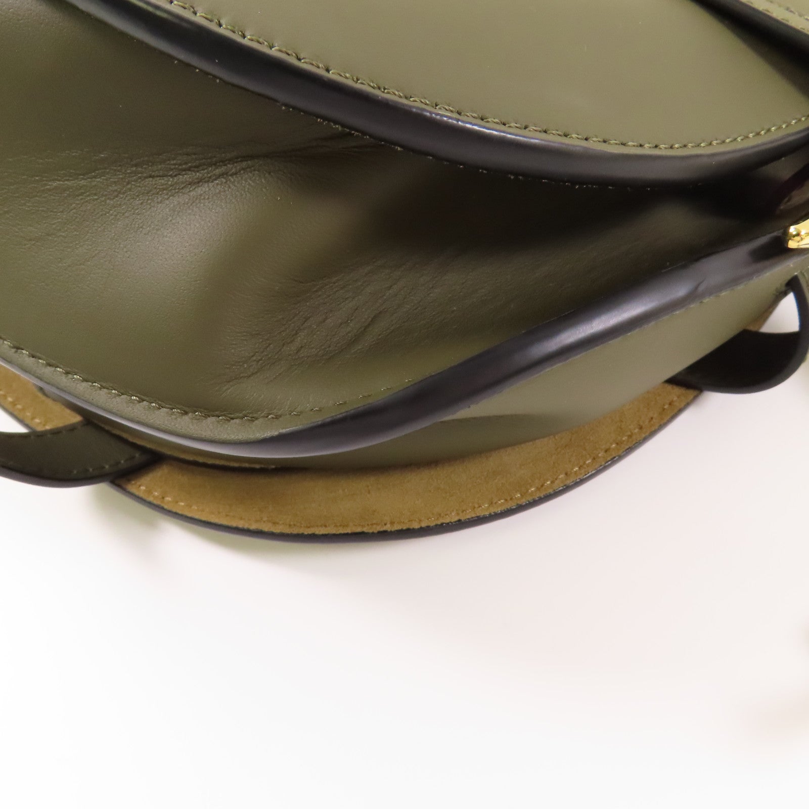 LOEWE 牛皮皮革Small Gate Dual bag金扣肩背袋