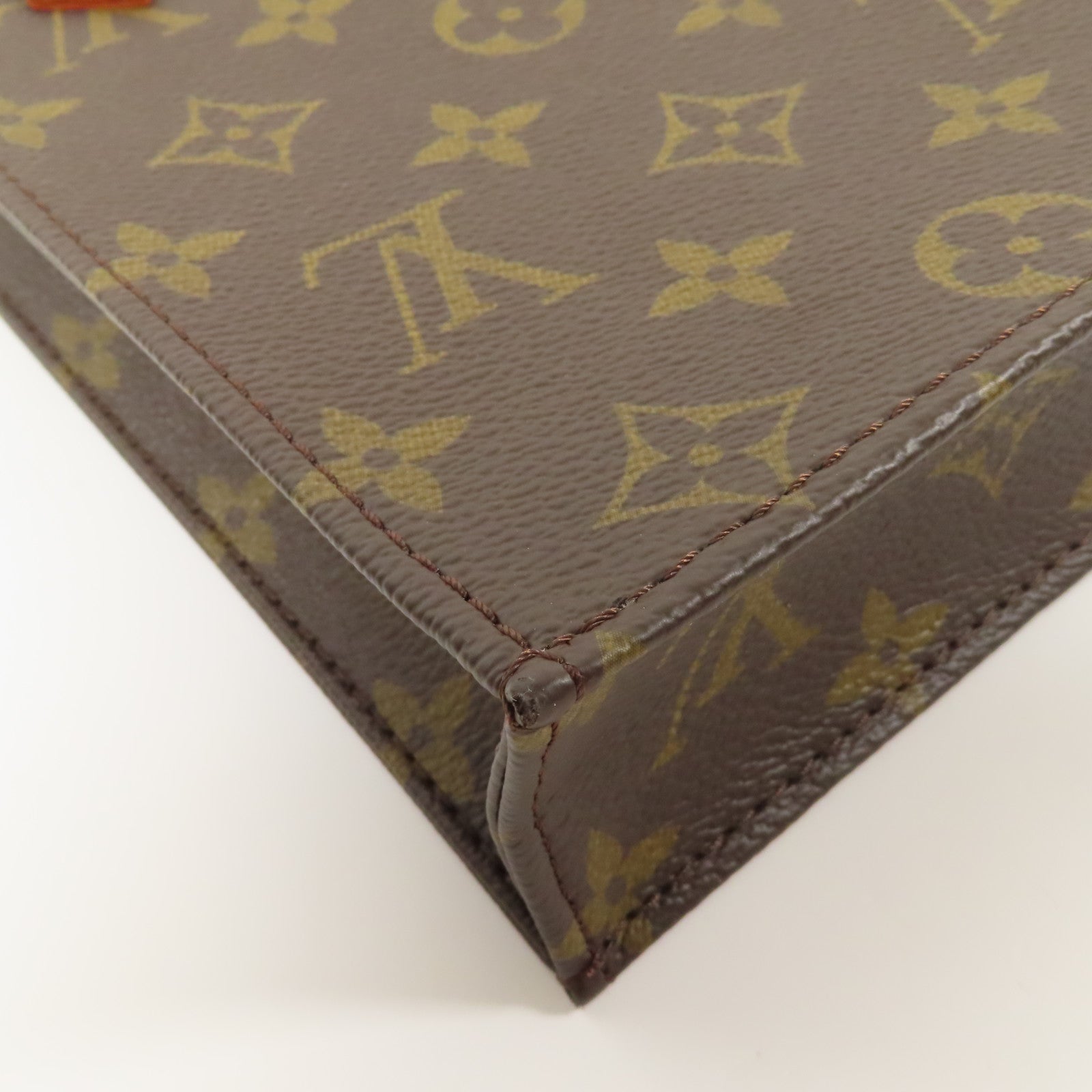 LOUIS VUITTON 【激減優惠】Monogram Petit Sac Plat金扣手挽肩背兩用袋