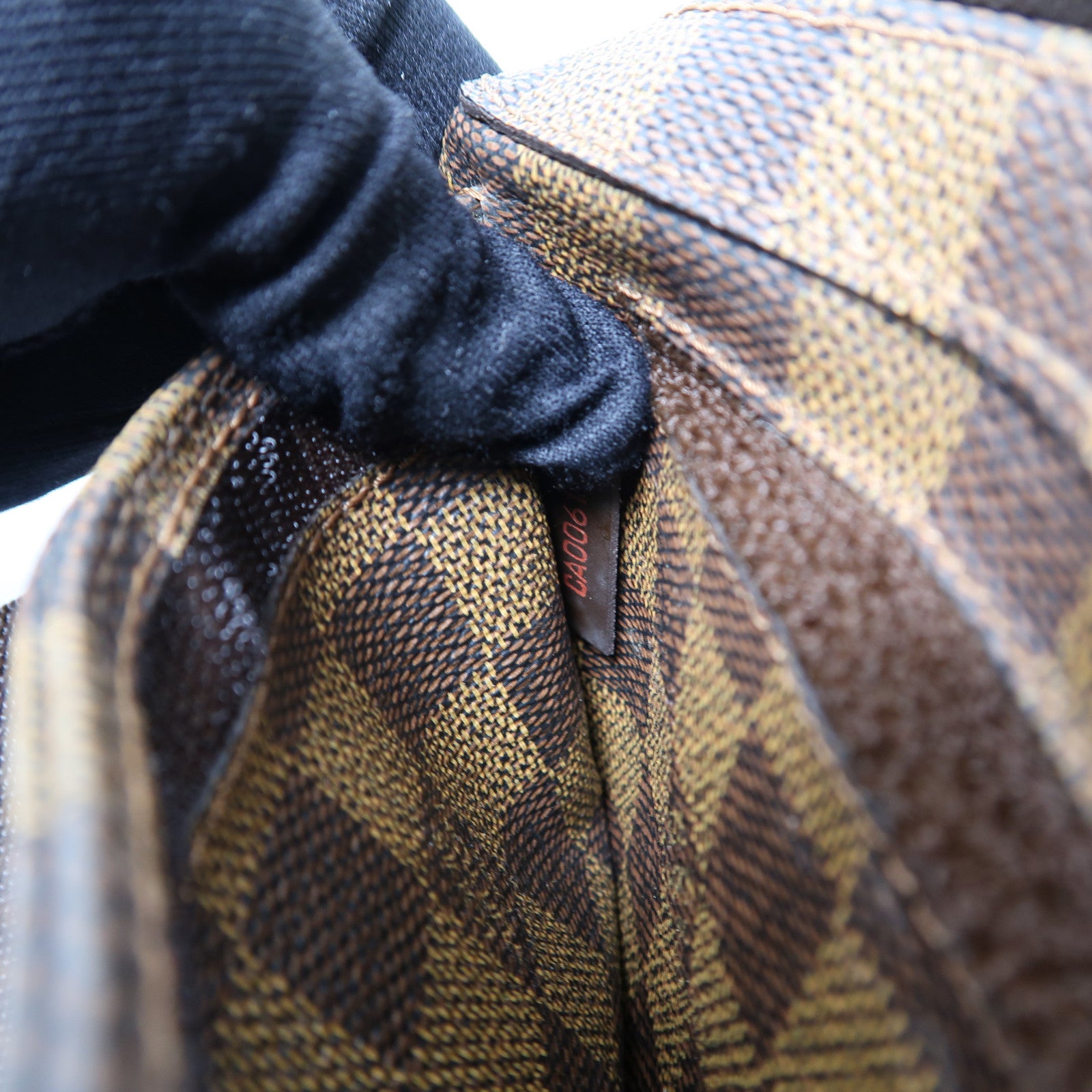 LOUIS VUITTON Damier Ebene Geronimos金扣腰包啡色