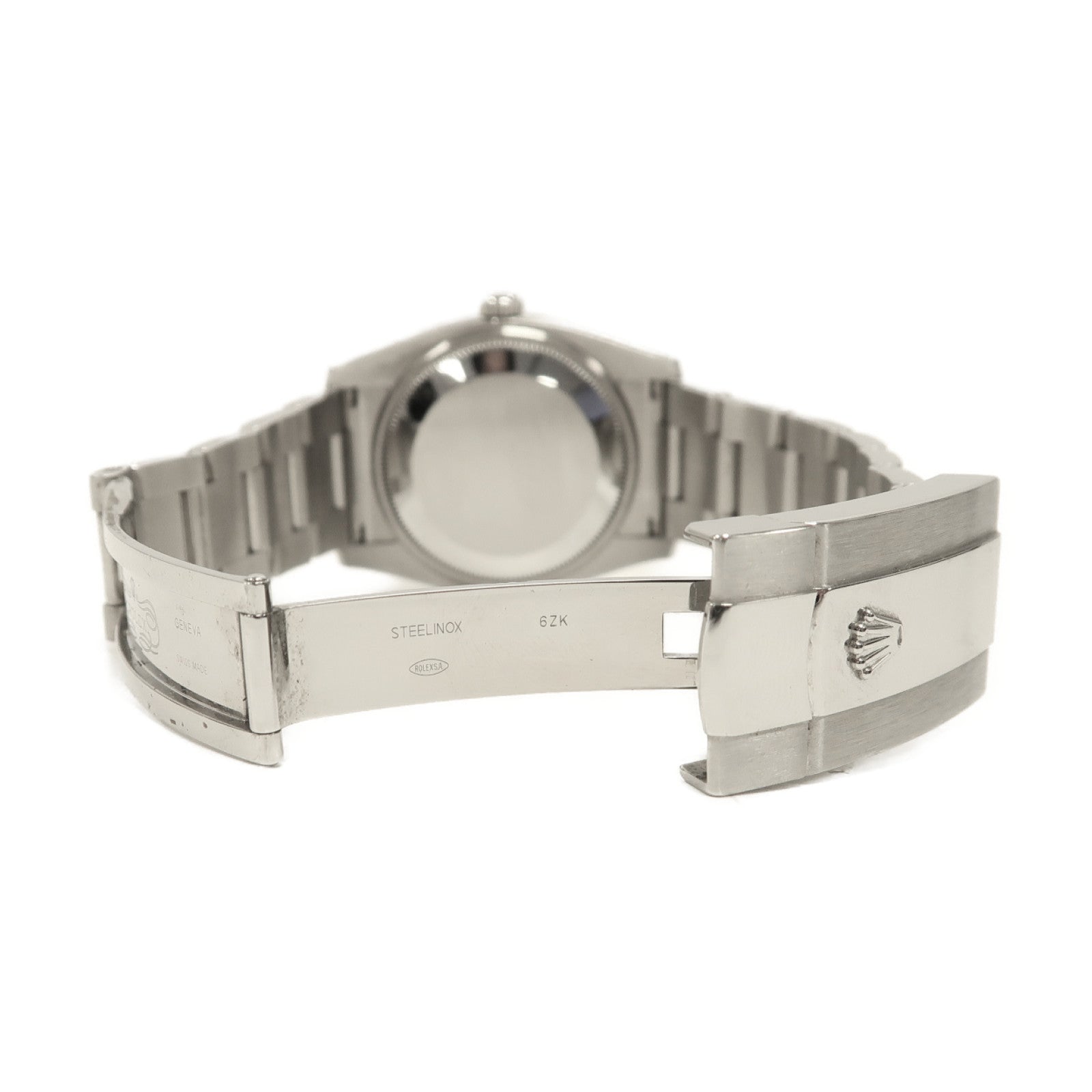 ROLEX Oyster Perpetual Date不鏽鋼手錶自動機芯銀色