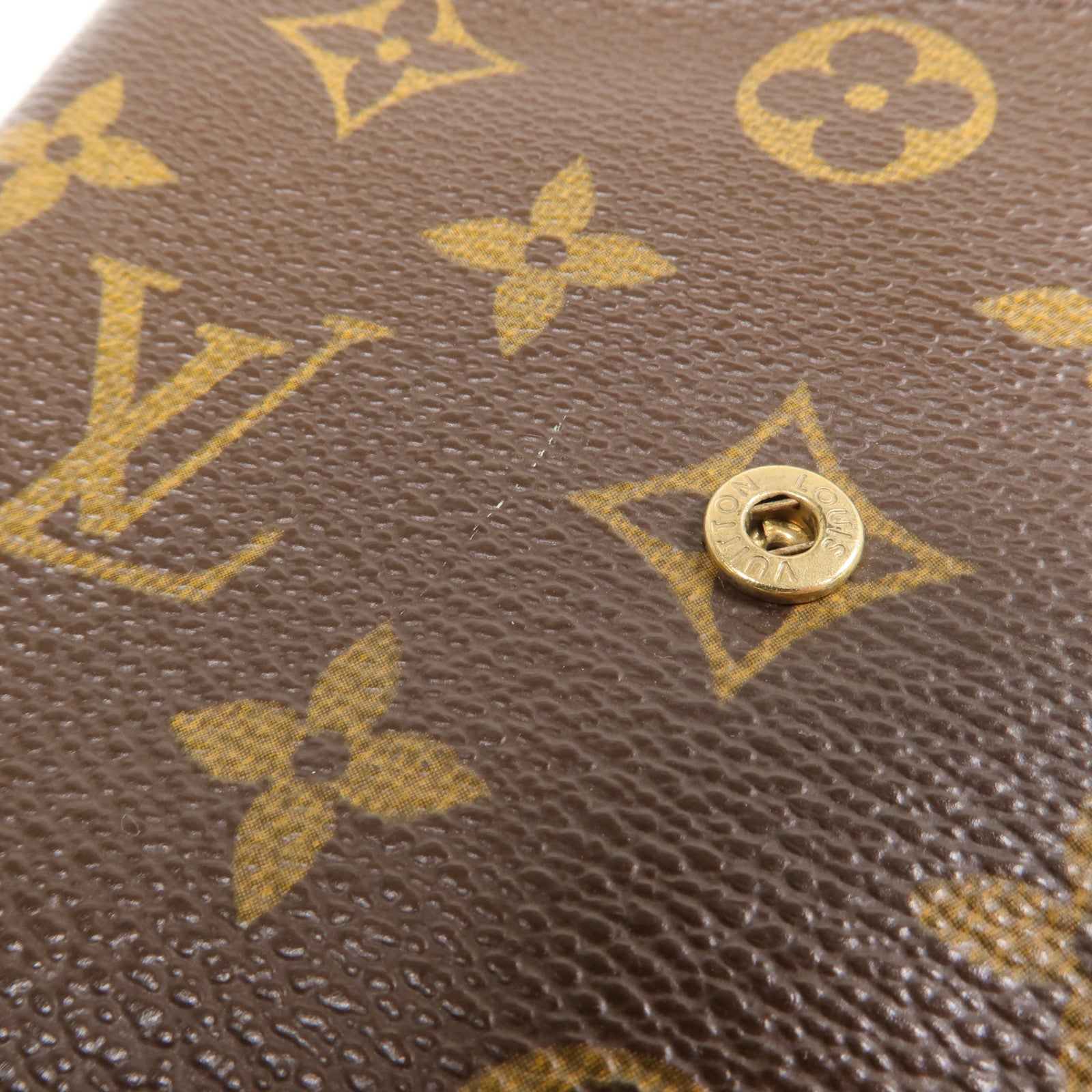 LOUIS VUITTON 【激減優惠】Monogram Wallet金扣錢包
