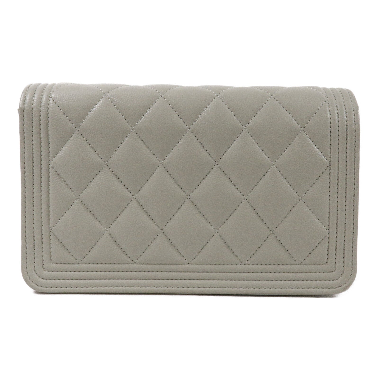 CHANEL 牛皮皮革WOC Wallet On Chain鏈帶肩背袋