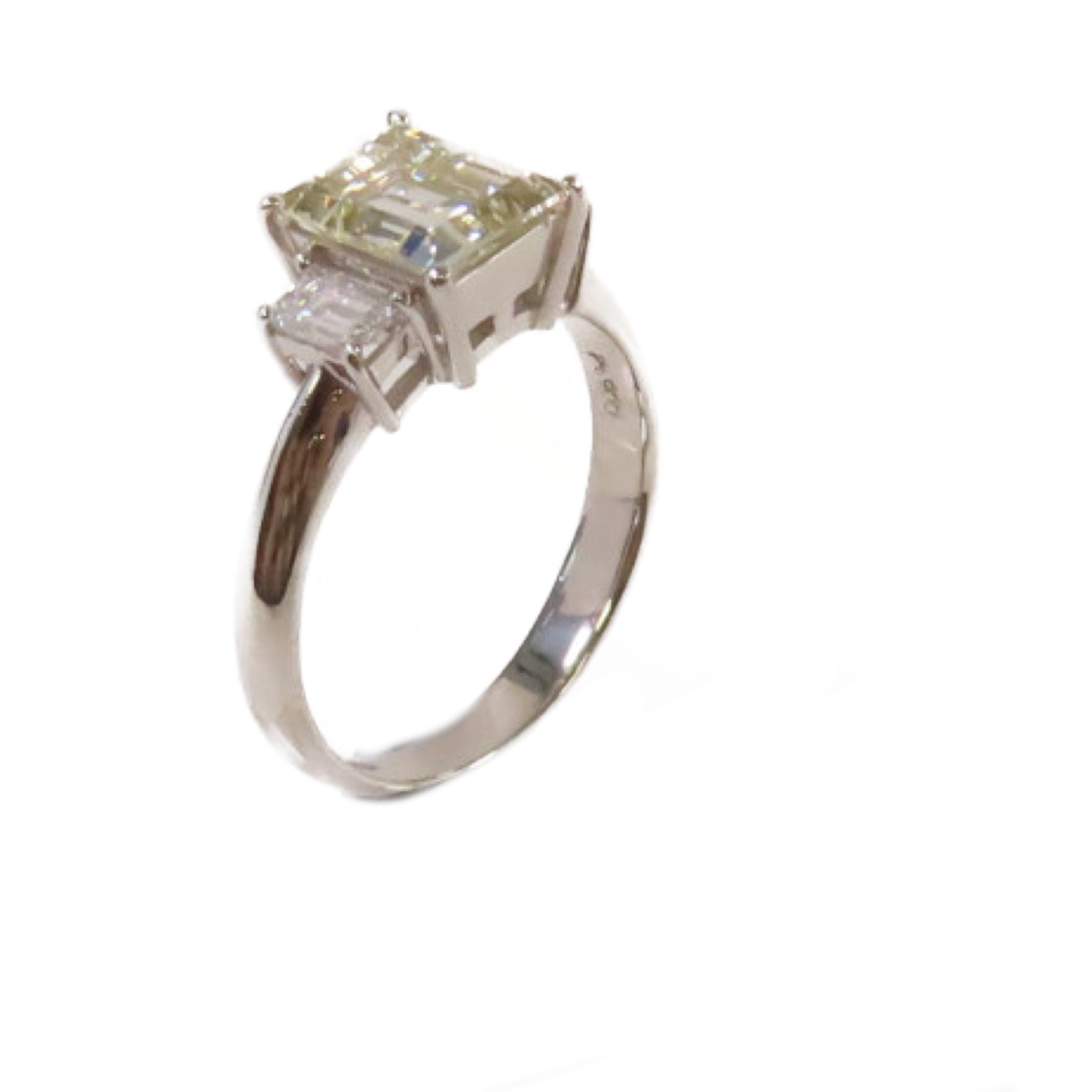 JEWELRY 【激減優惠】PT900鉑金/2.021ct鑽石Diamond Ring戒指US#7.5