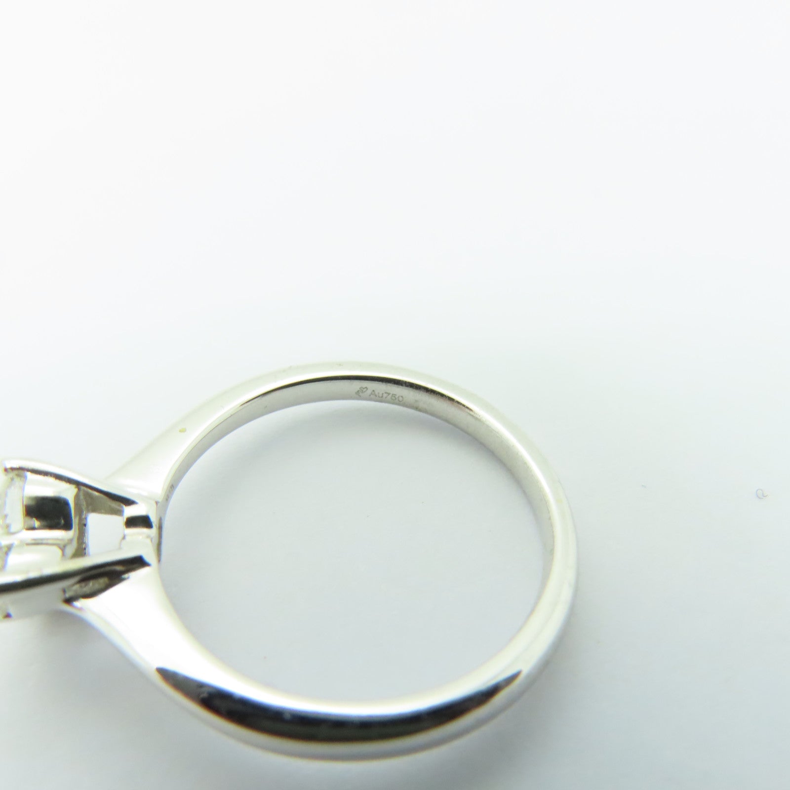 JEWELRY 【激減優惠】18K白金Diamond Ring 0.22ct/0.11ct鑽石戒指US#6