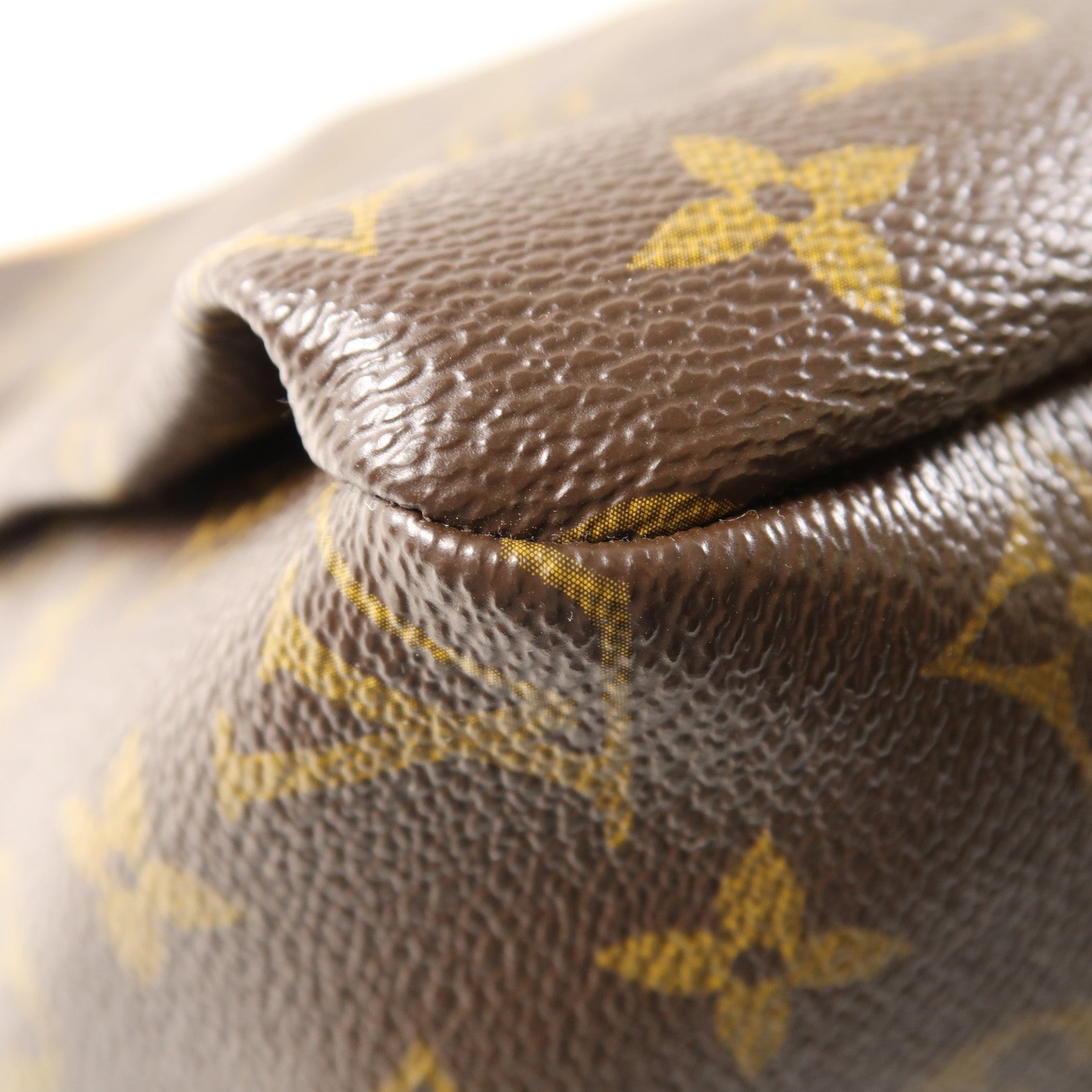 LOUIS VUITTON Monogram Artsy MM金扣肩背袋棕色
