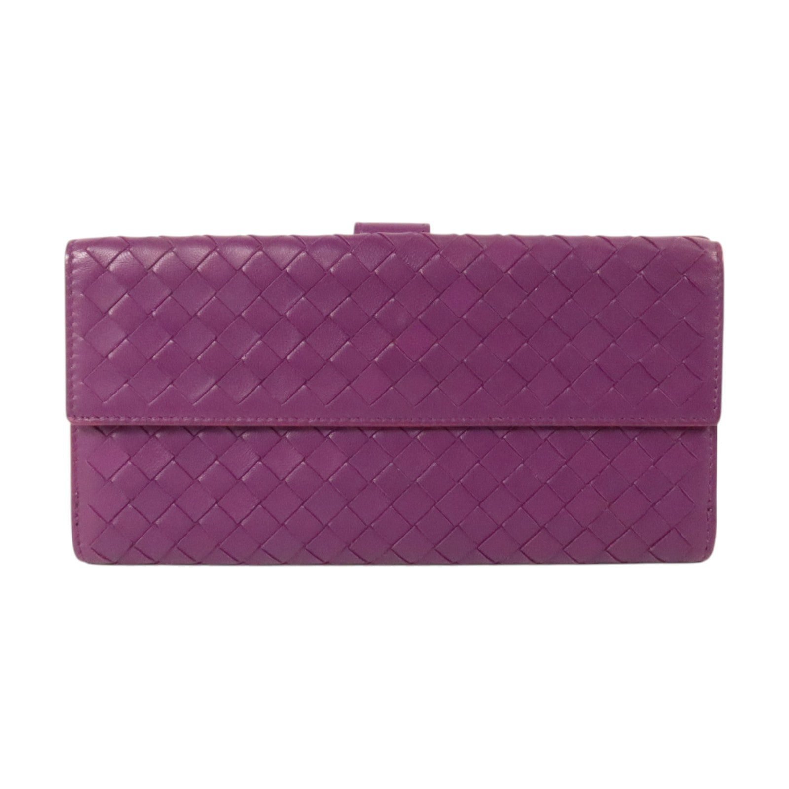 BOTTEGA VENETA 織紋皮革Long Wallet長錢包