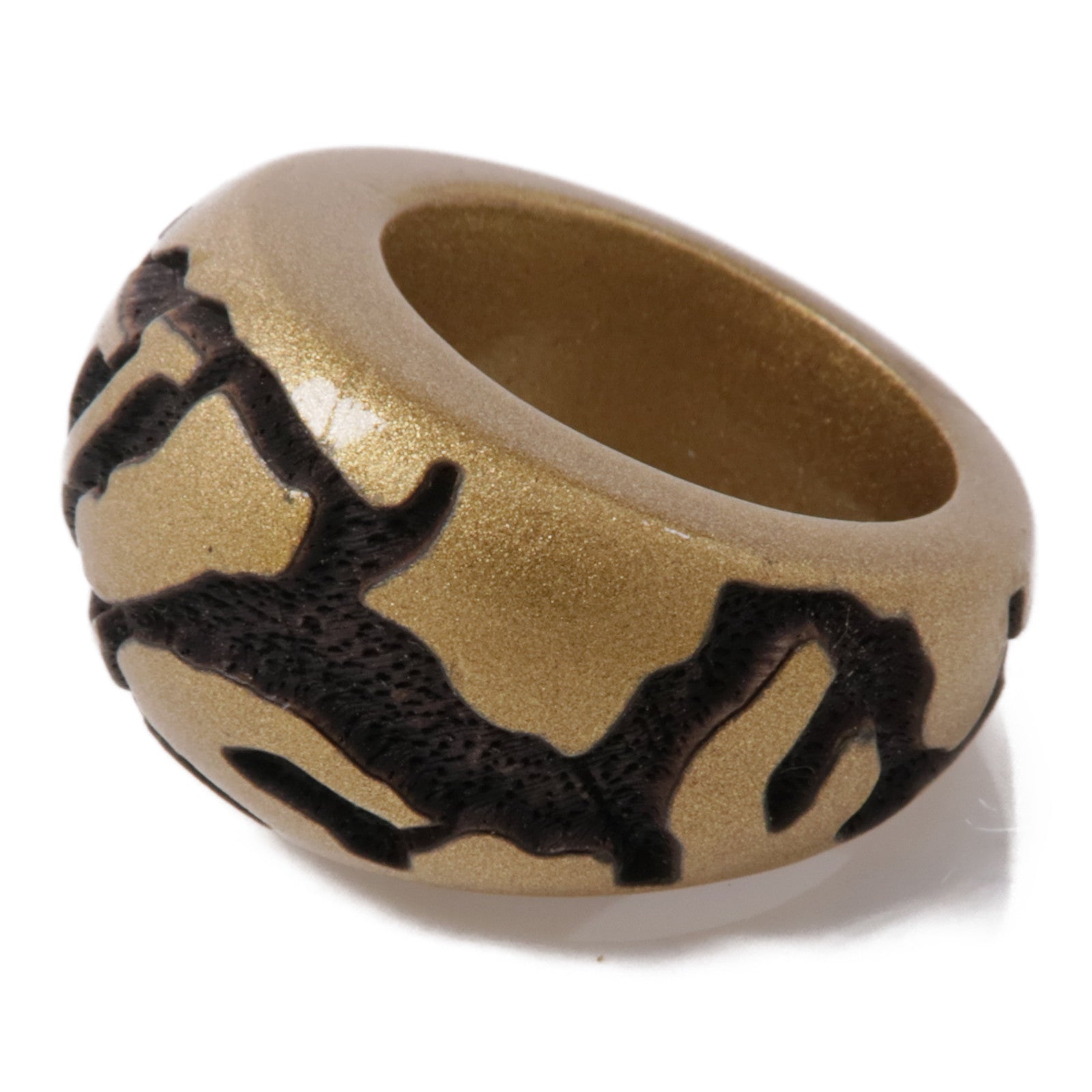 LOUIS VUITTON 木質Wood Ring戒指US#5