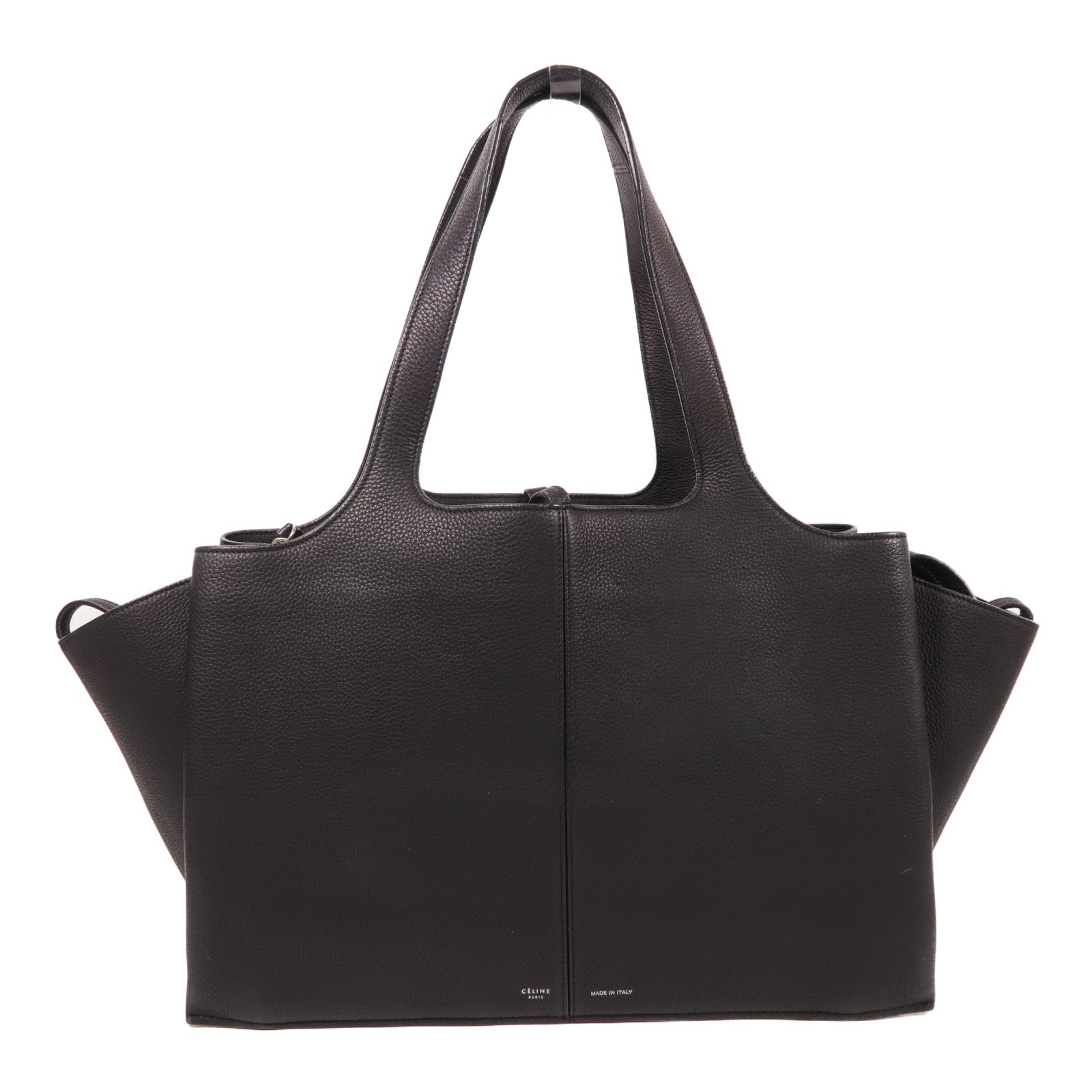 CELINE 【激減優惠】牛皮皮革Shoulder Bag銀扣肩背袋