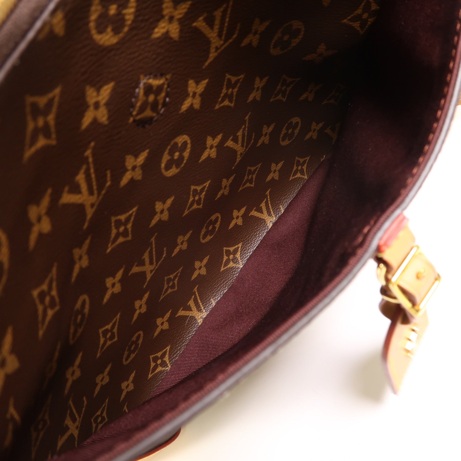 LOUIS VUITTON Monogram Odeon金扣肩背袋