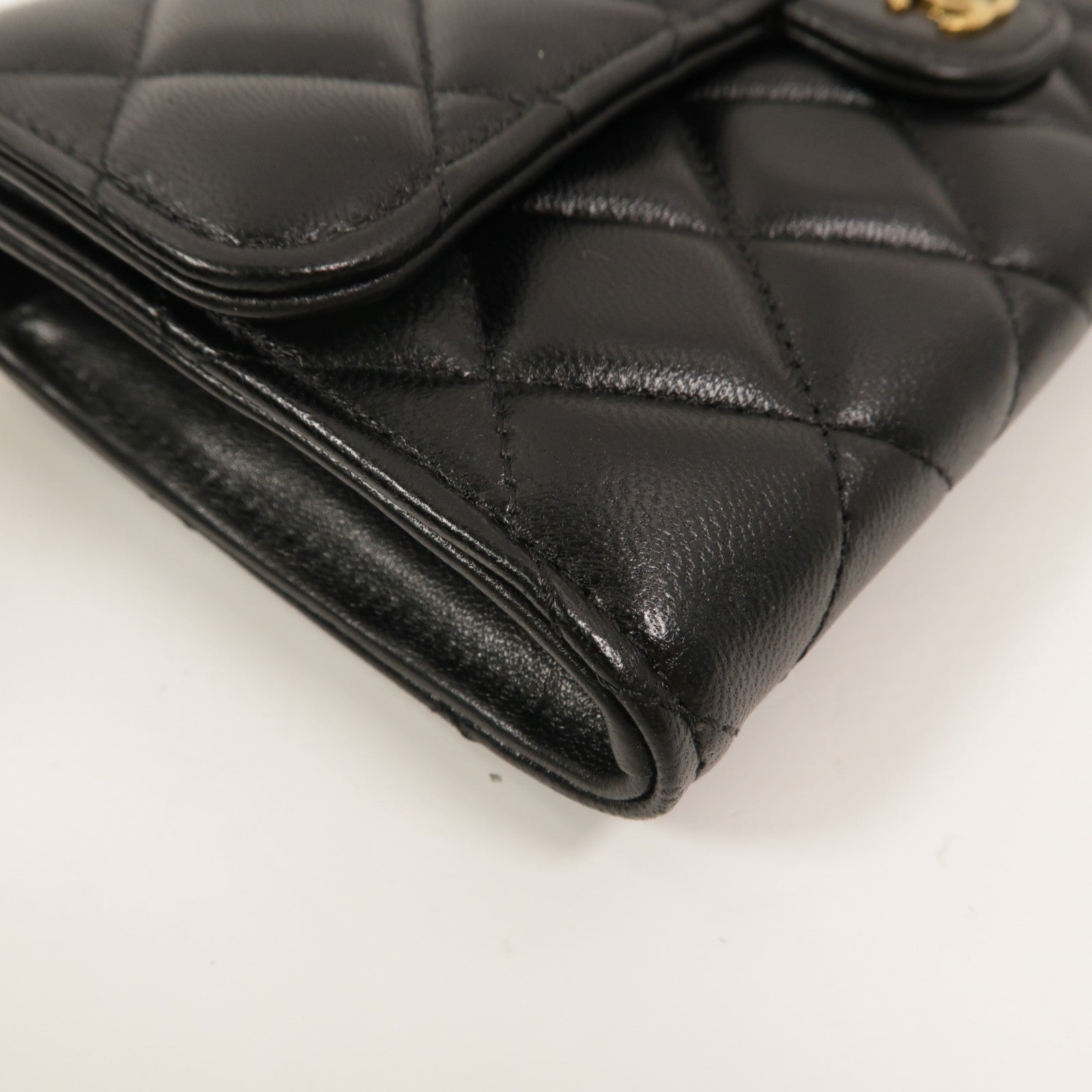 CHANEL 羊皮皮革Classic Flap Long Wallet長錢包