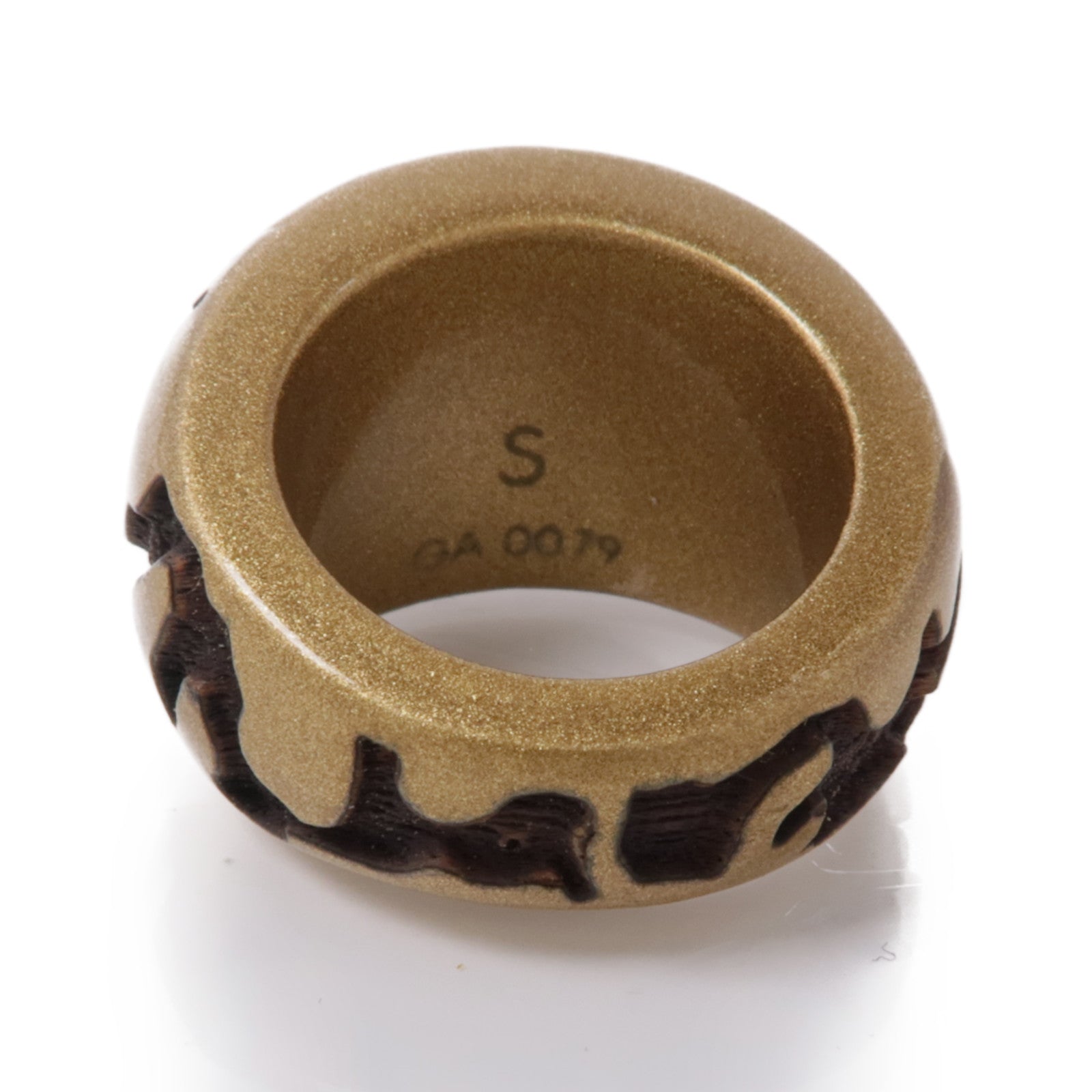 LOUIS VUITTON 木質Wood Ring戒指US#5