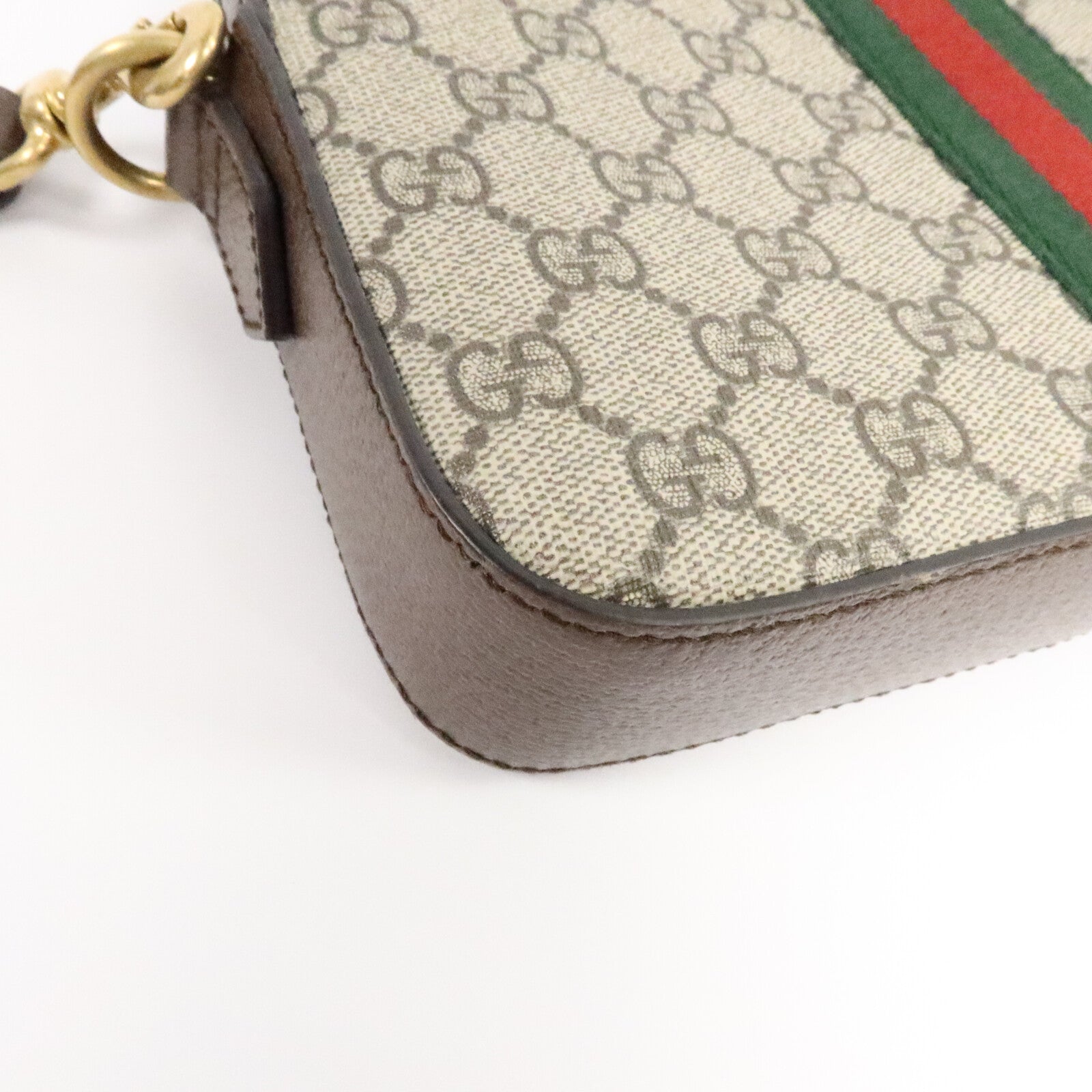 GUCCI 塗層帆布Ophidia GG肩背袋