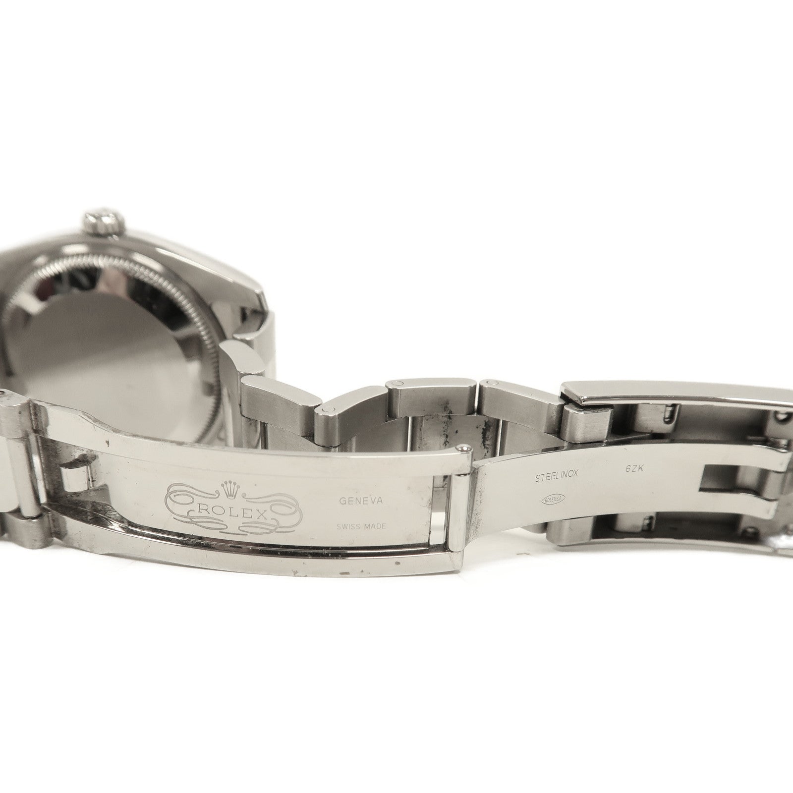 ROLEX Oyster Perpetual Date不鏽鋼手錶自動機芯銀色