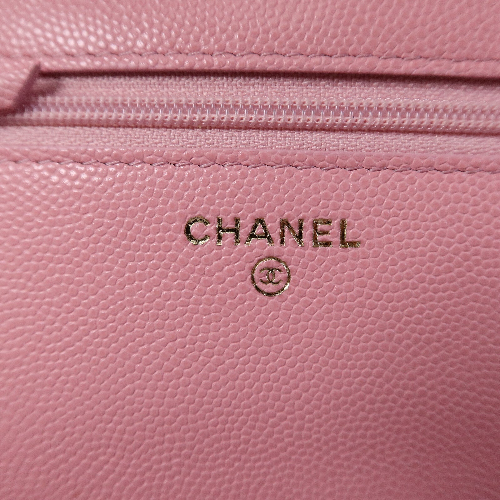 CHANEL 牛皮皮革WOC Wallet On Chain鏈帶手挽肩背兩用袋