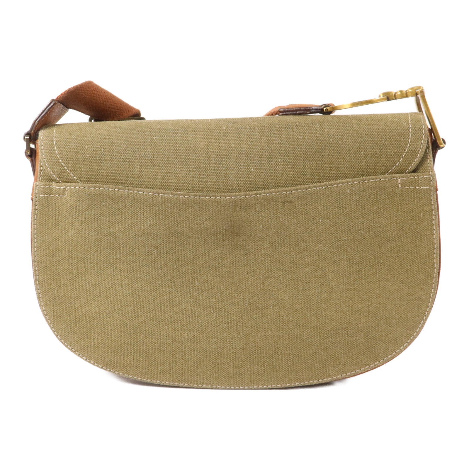 Dior 帆布Saddle Bag肩背袋