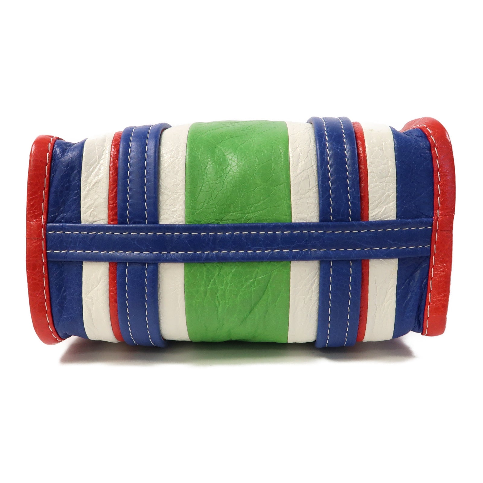 BALENCIAGA 【激減優惠】牛皮皮革Bazar Shopper XS Shoulder Bag銀扣手挽肩背兩用袋紅色/藍色/白色/綠色