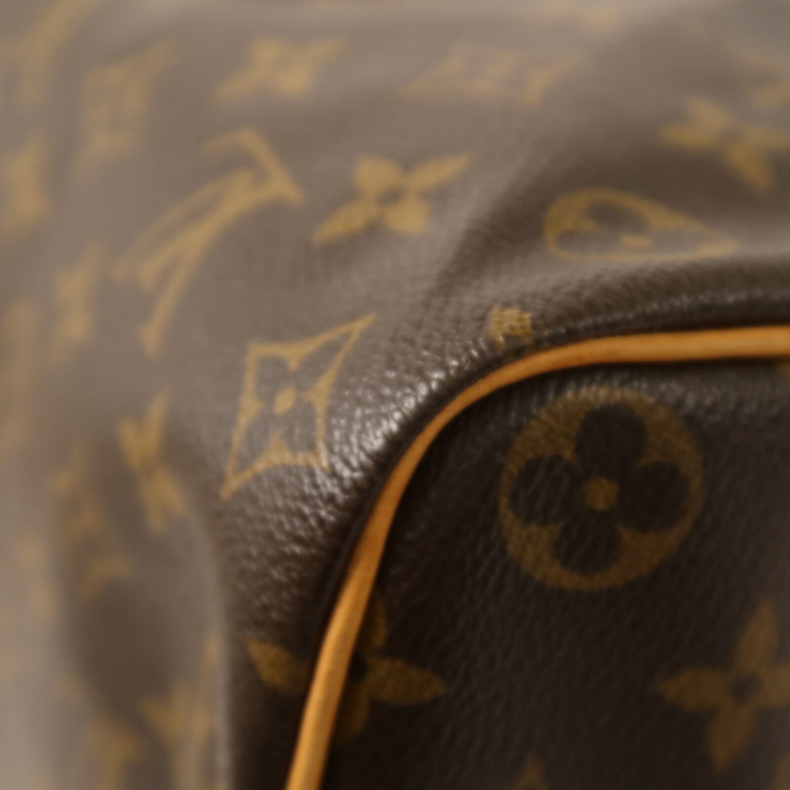 LOUIS VUITTON Monogram Speedy Bandouliere 35金扣手挽肩背兩用袋