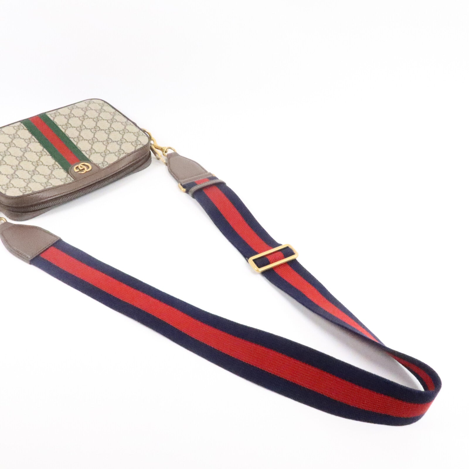 GUCCI 塗層帆布Ophidia GG肩背袋