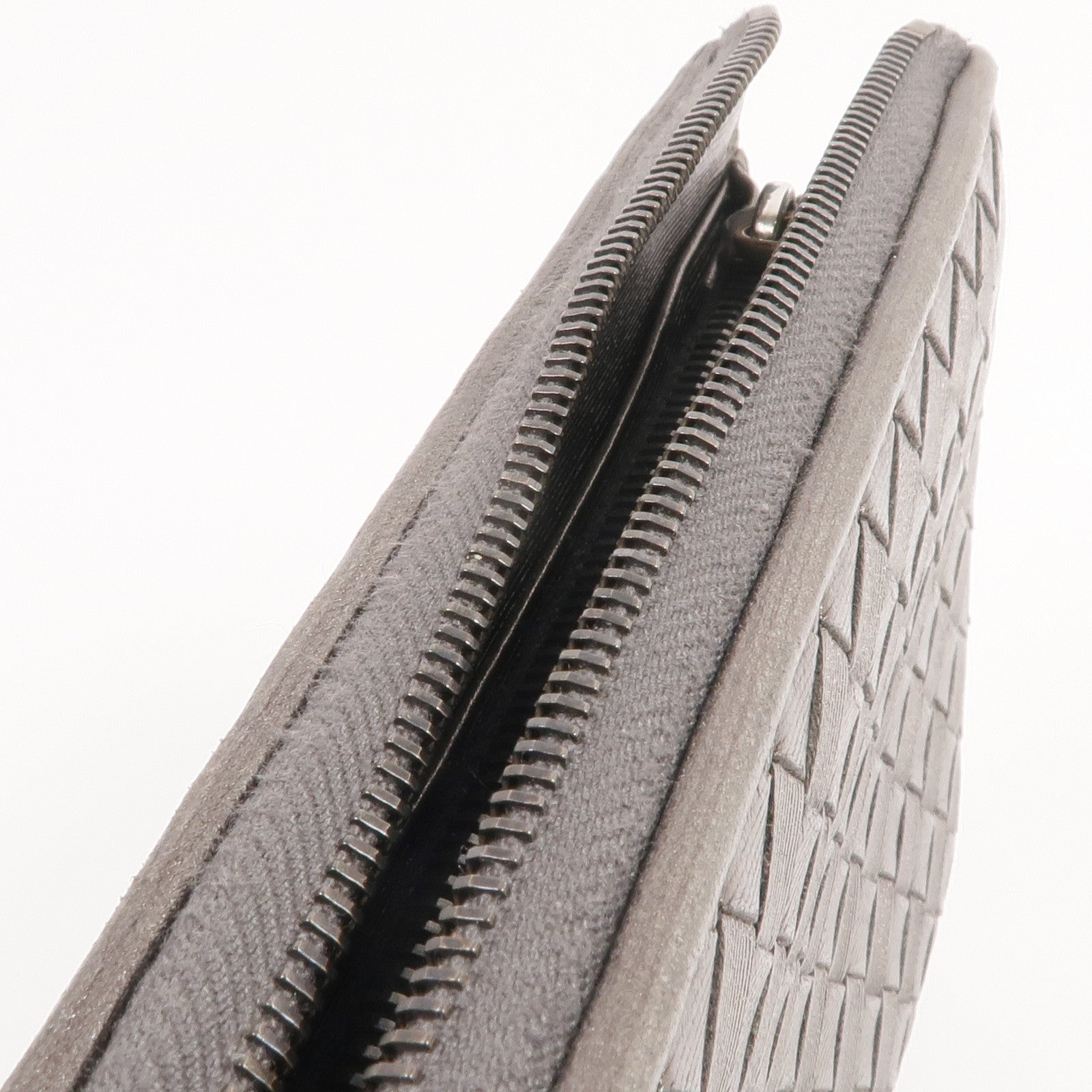 BOTTEGA VENETA 織紋皮革Zipped Long Wallet長錢包