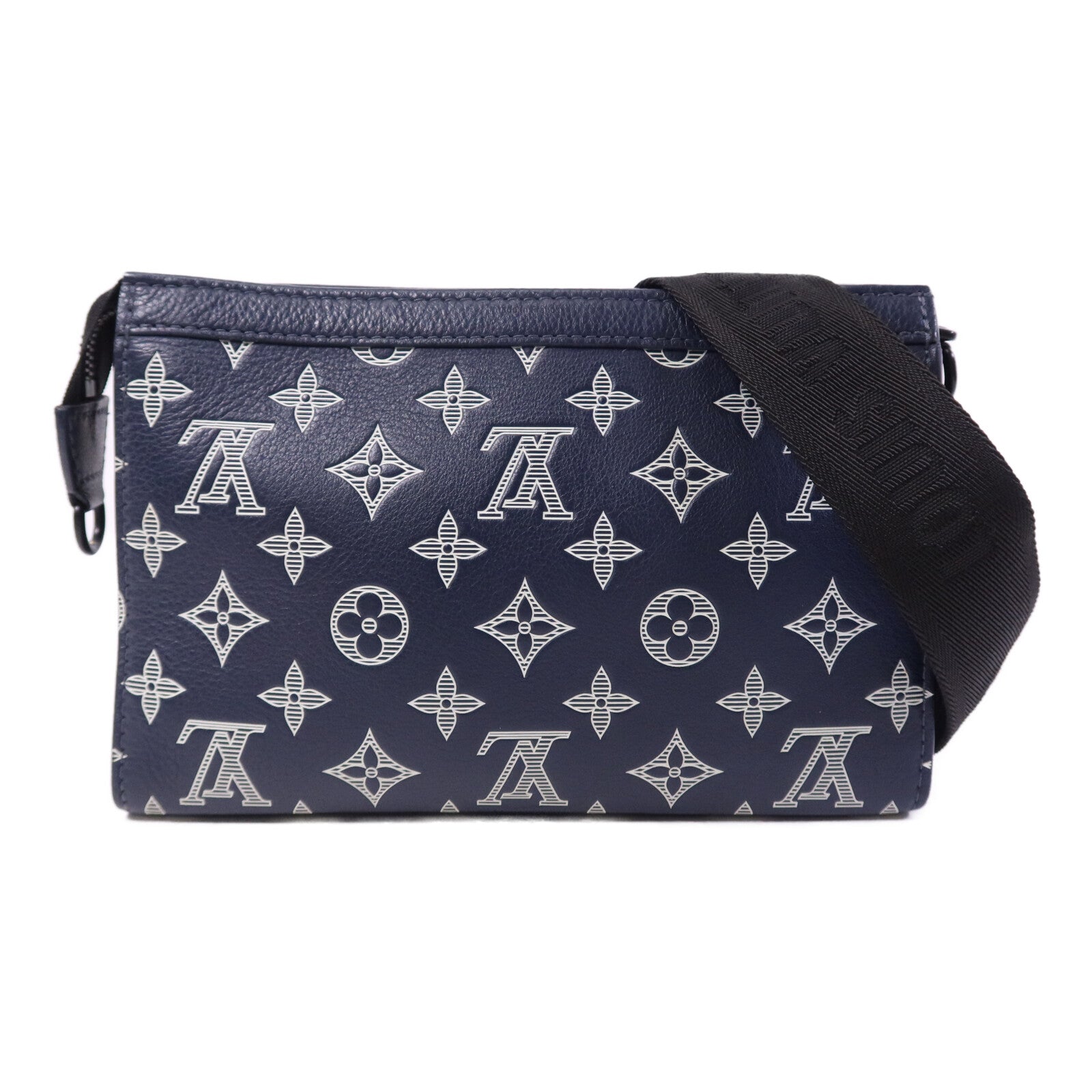 LOUIS VUITTON Monogram Shadow Gaston Wearable Wallet肩背袋