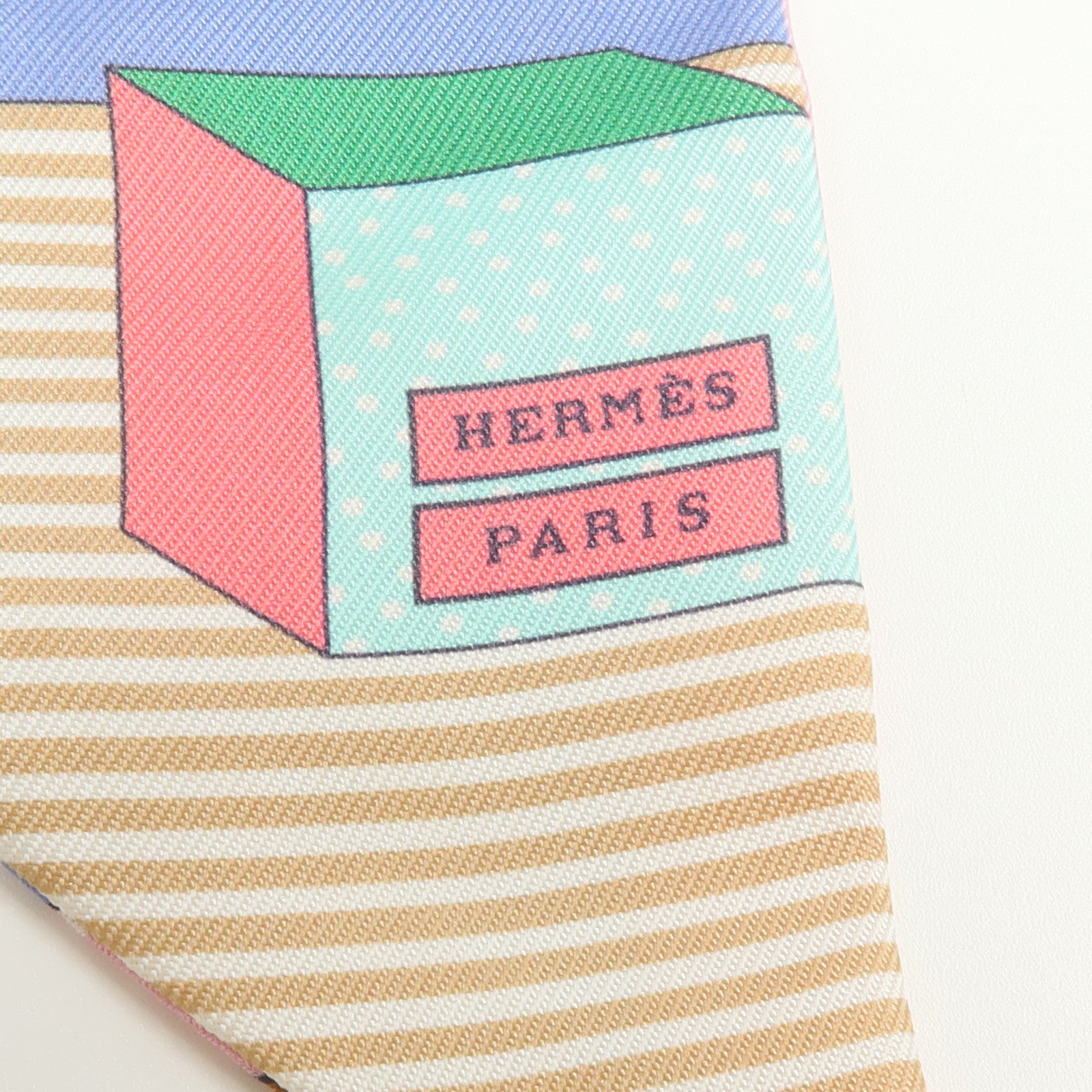 HERMES 絲質Twilly絲巾