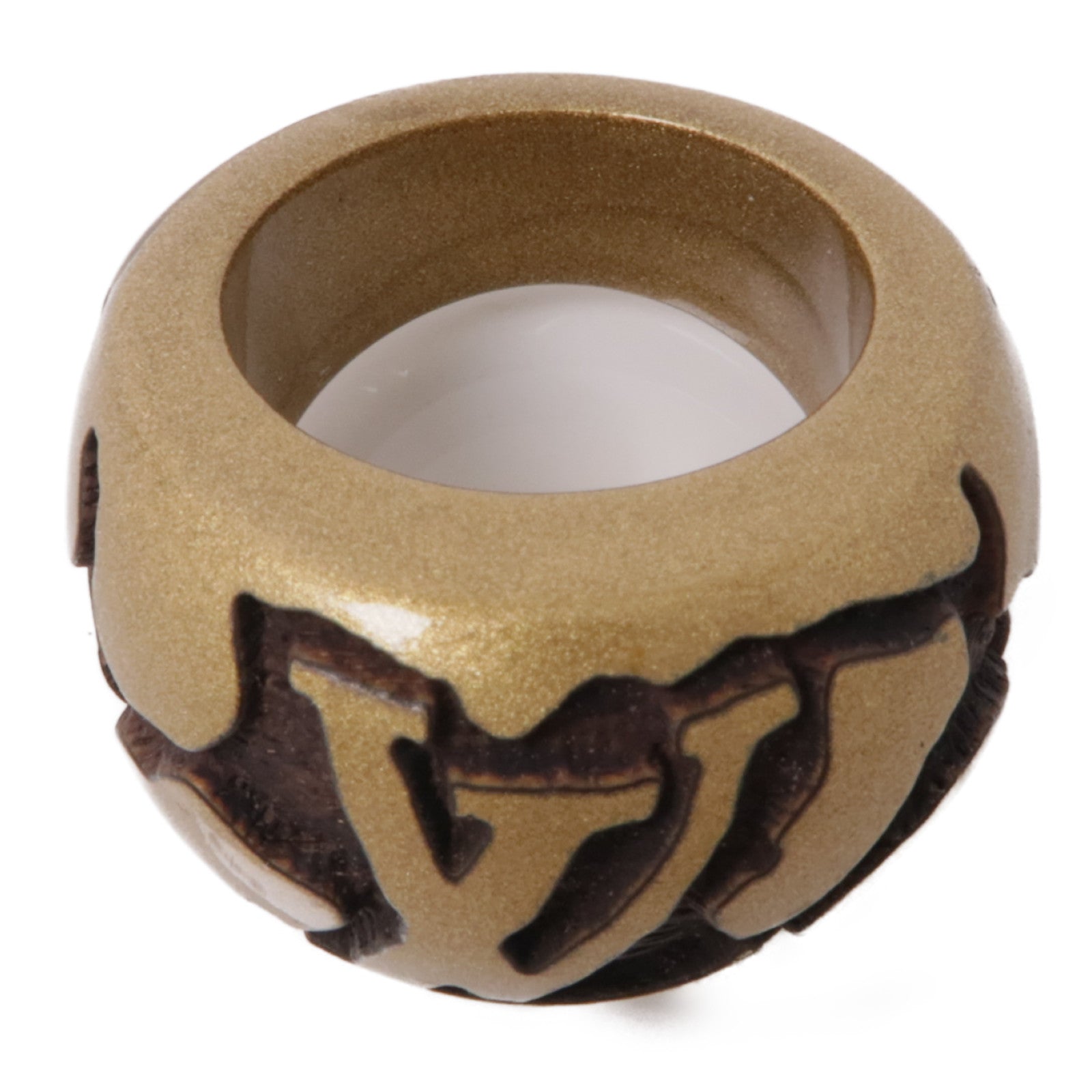 LOUIS VUITTON 木質Wood Ring戒指US#5