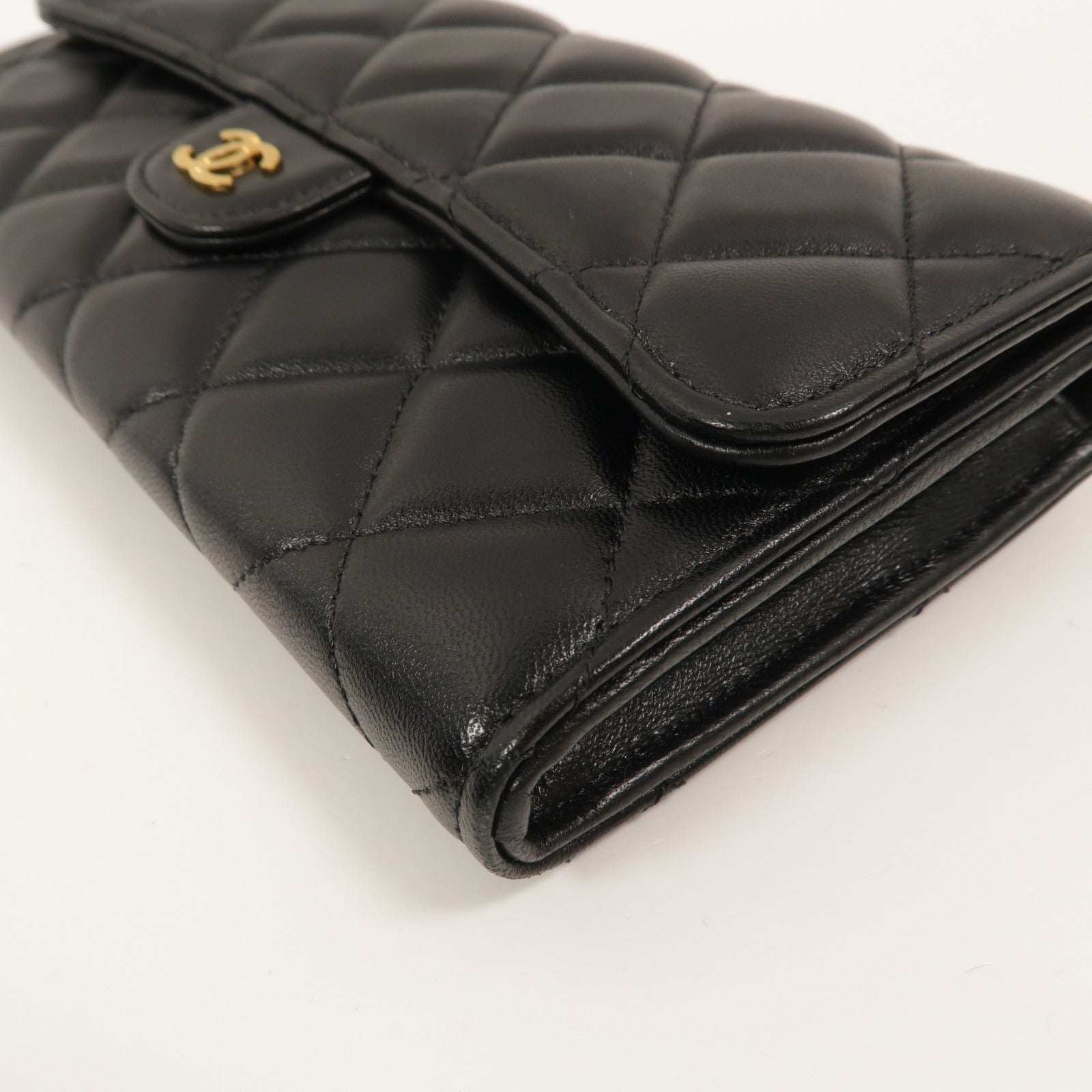 CHANEL 羊皮皮革Classic Flap Long Wallet長錢包
