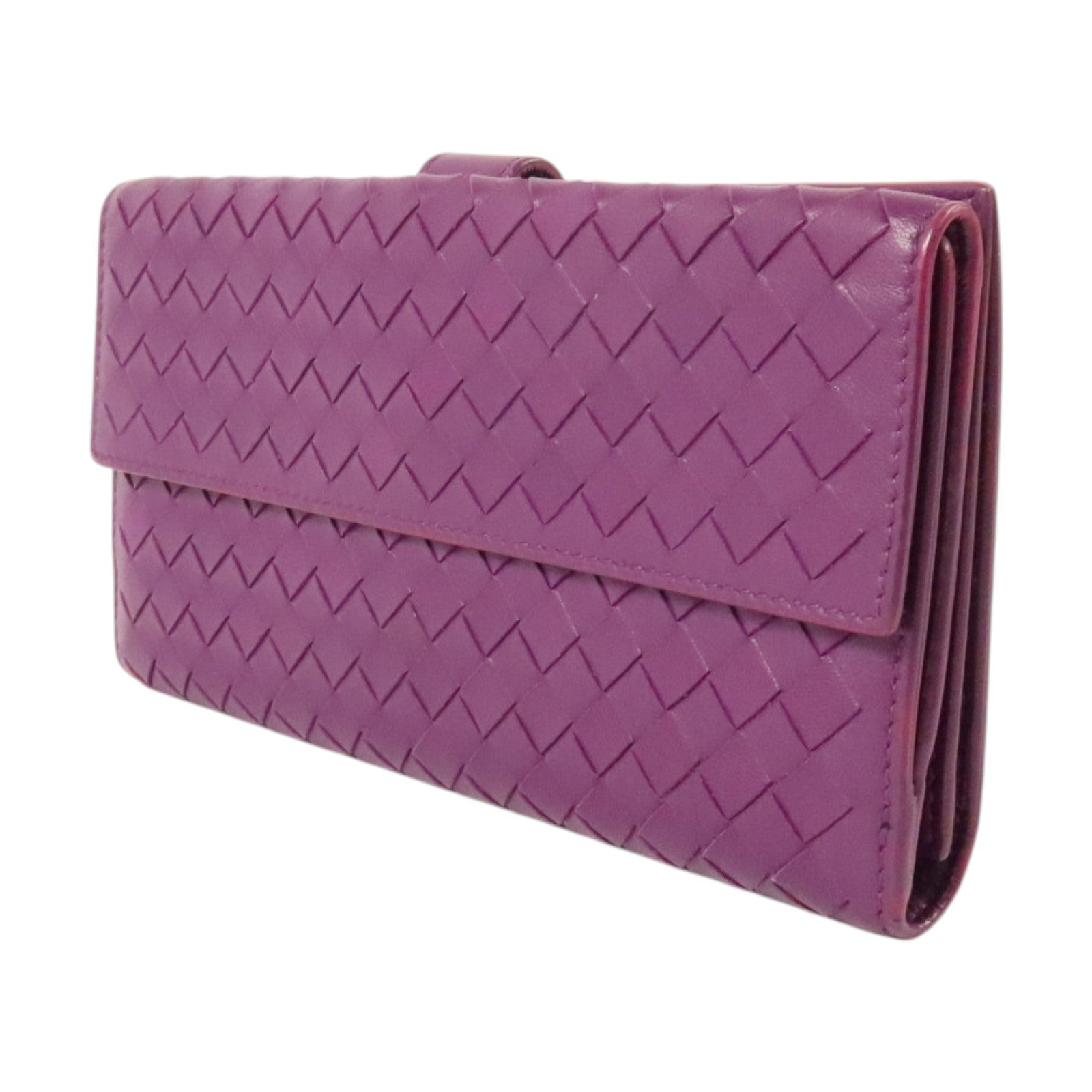 BOTTEGA VENETA 織紋皮革Long Wallet長錢包