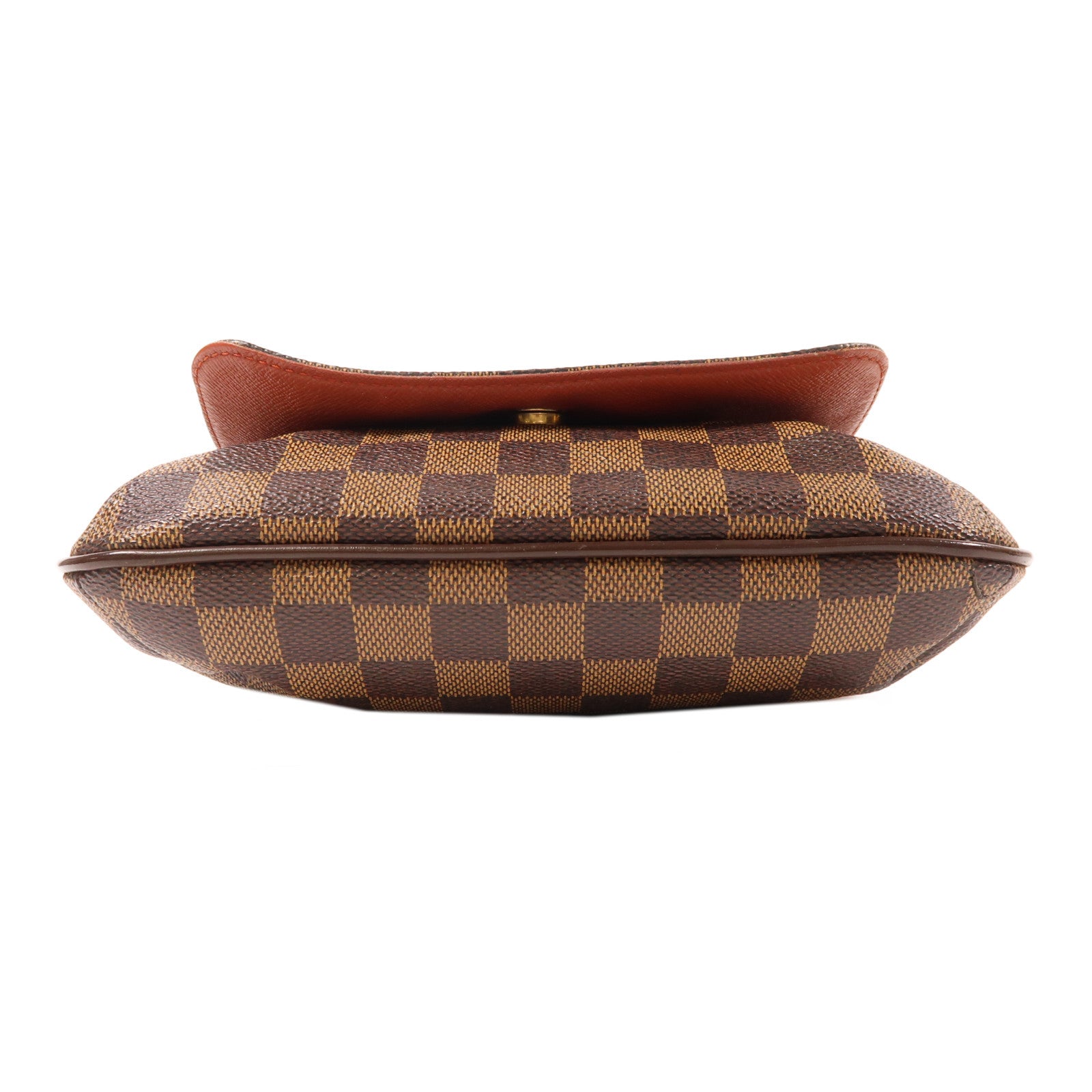 LOUIS VUITTON Damier Musette Salsa金扣肩背袋棕色